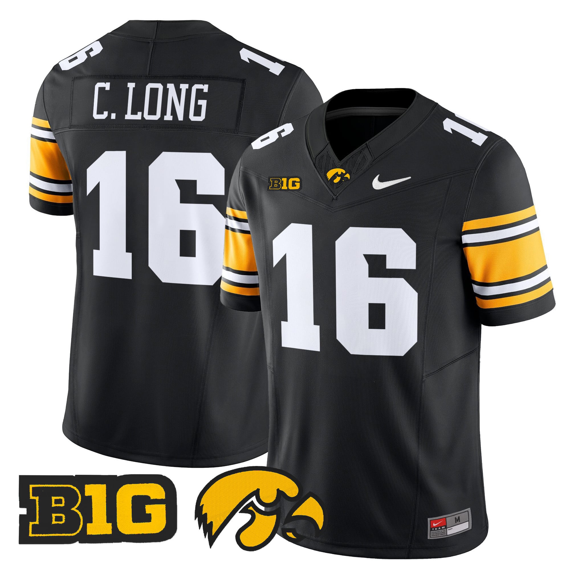 Men's Iowa Hawkeyes 2024 Vapor Limited Jersey - All Stitched