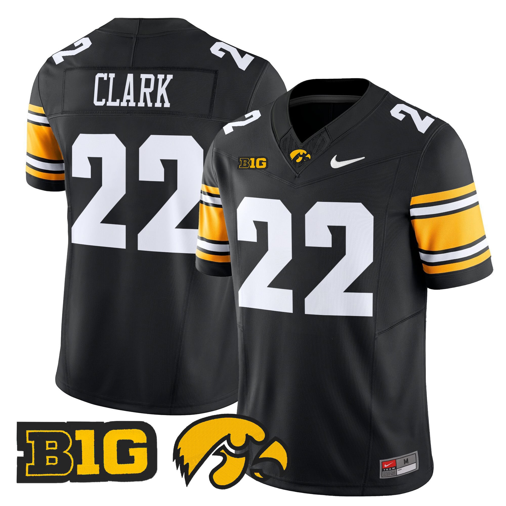 Men's Iowa Hawkeyes 2024 Vapor Limited Jersey - All Stitched
