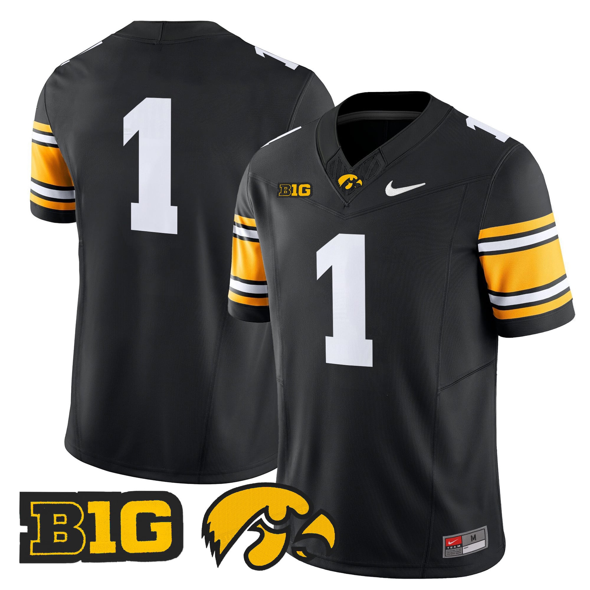 Men's Iowa Hawkeyes 2024 Vapor Limited Jersey - All Stitched