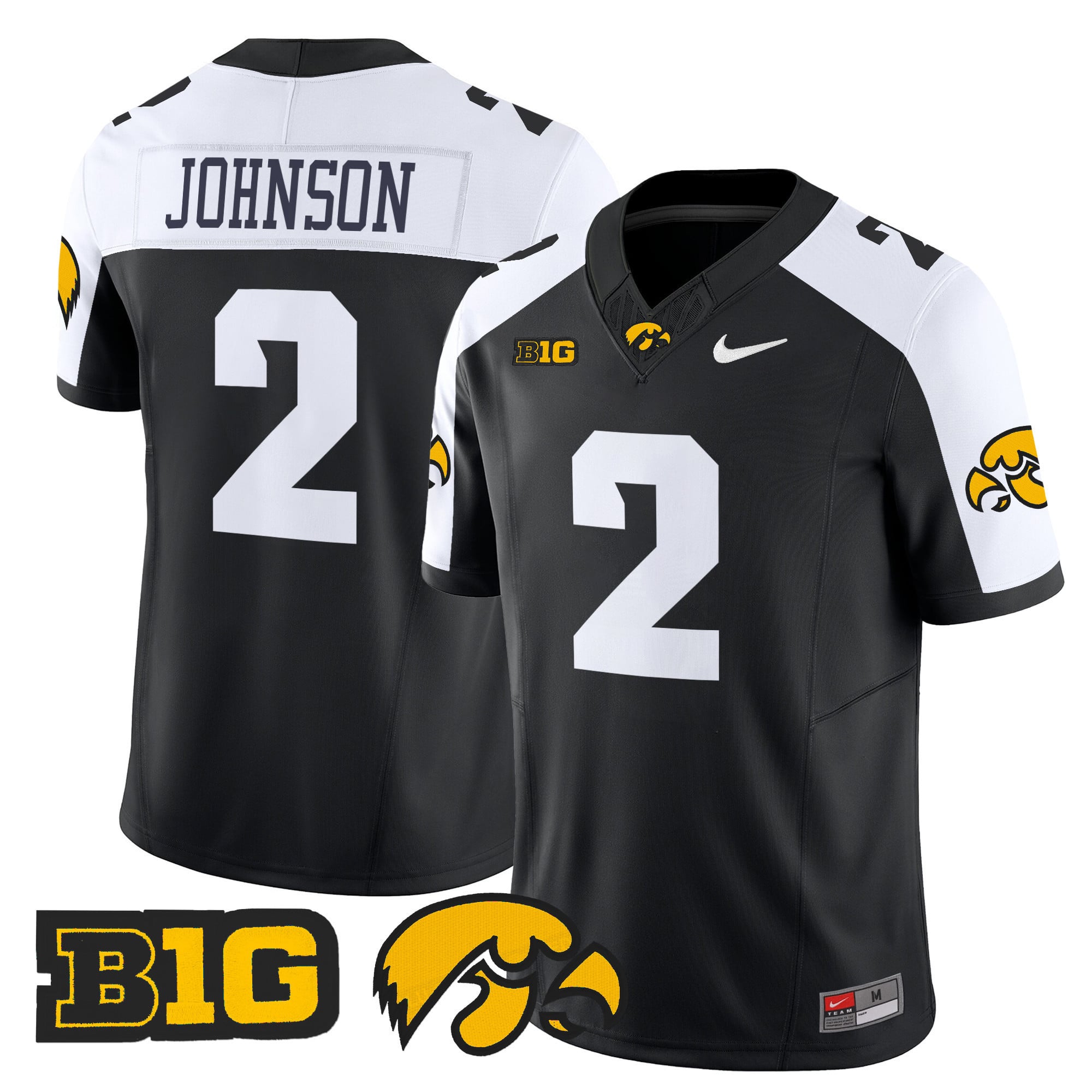 Men's Iowa Hawkeyes 2024 Vapor Limited Jersey - All Stitched