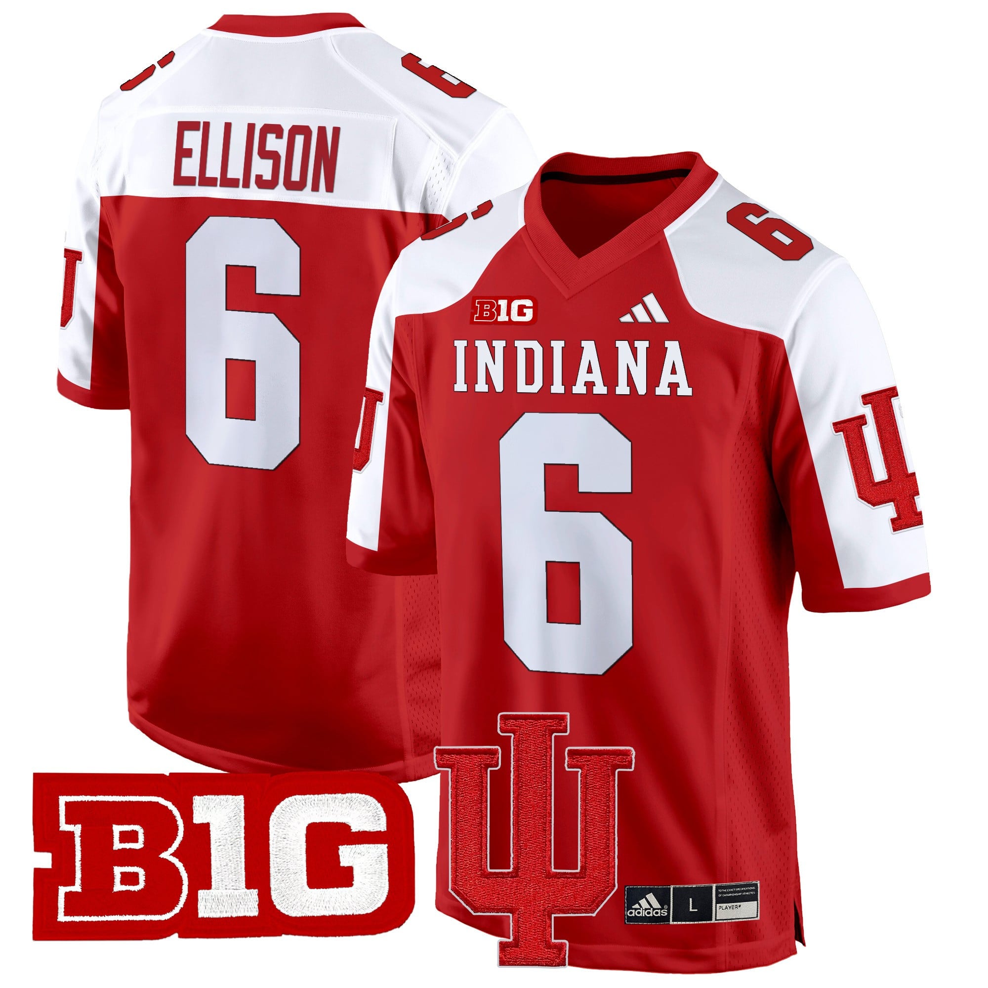 Men's Indiana Hoosiers 2024 Game Jersey V2 - All Stitched