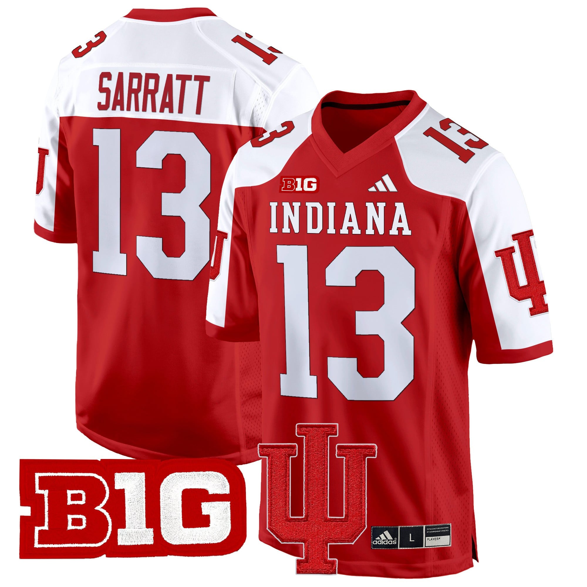 Men's Indiana Hoosiers 2024 Game Jersey V2 - All Stitched