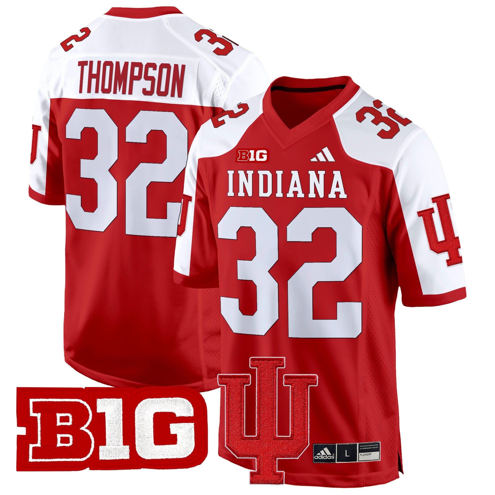 Men's Indiana Hoosiers 2024 Game Jersey V2 - All Stitched