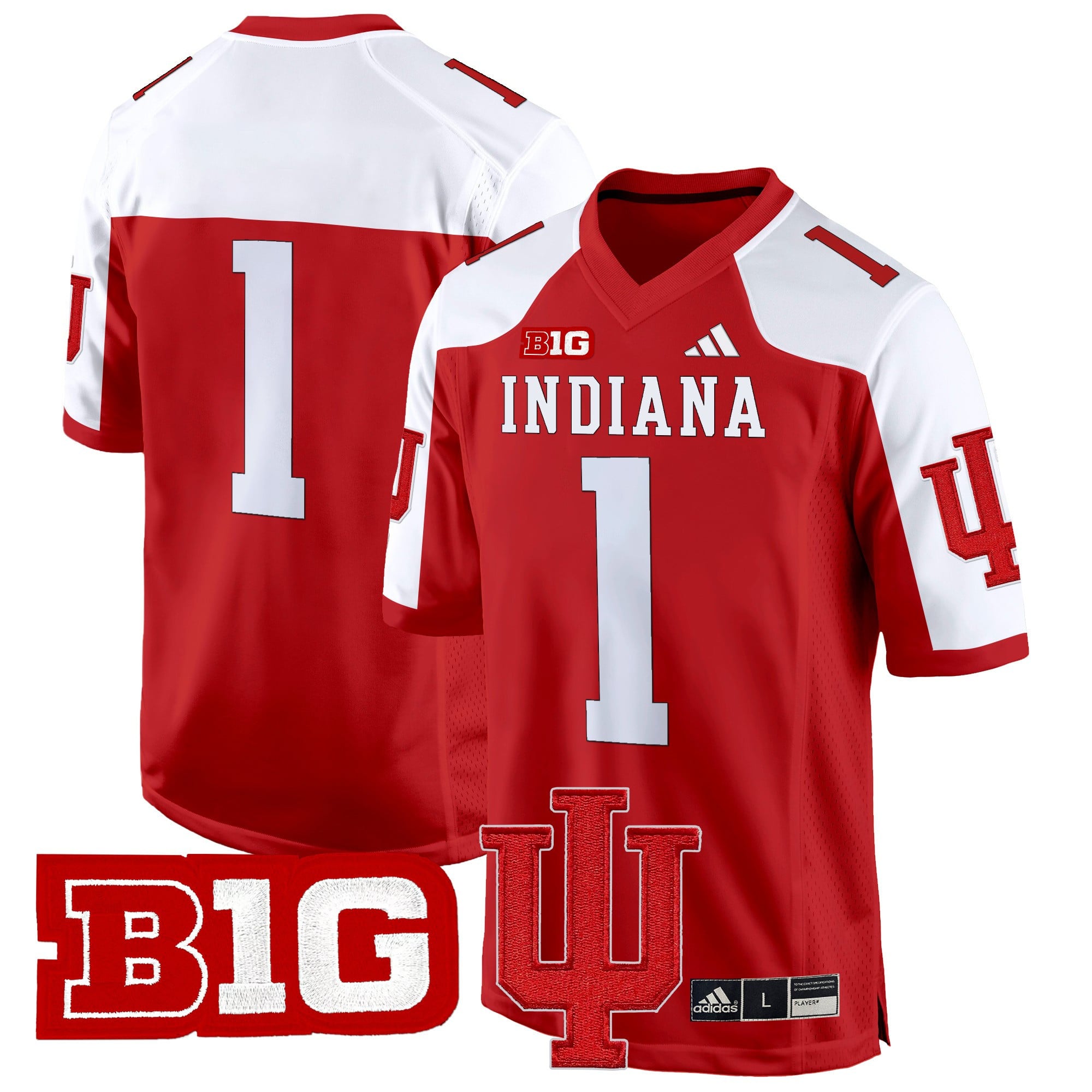 Men's Indiana Hoosiers 2024 Game Jersey V2 - All Stitched