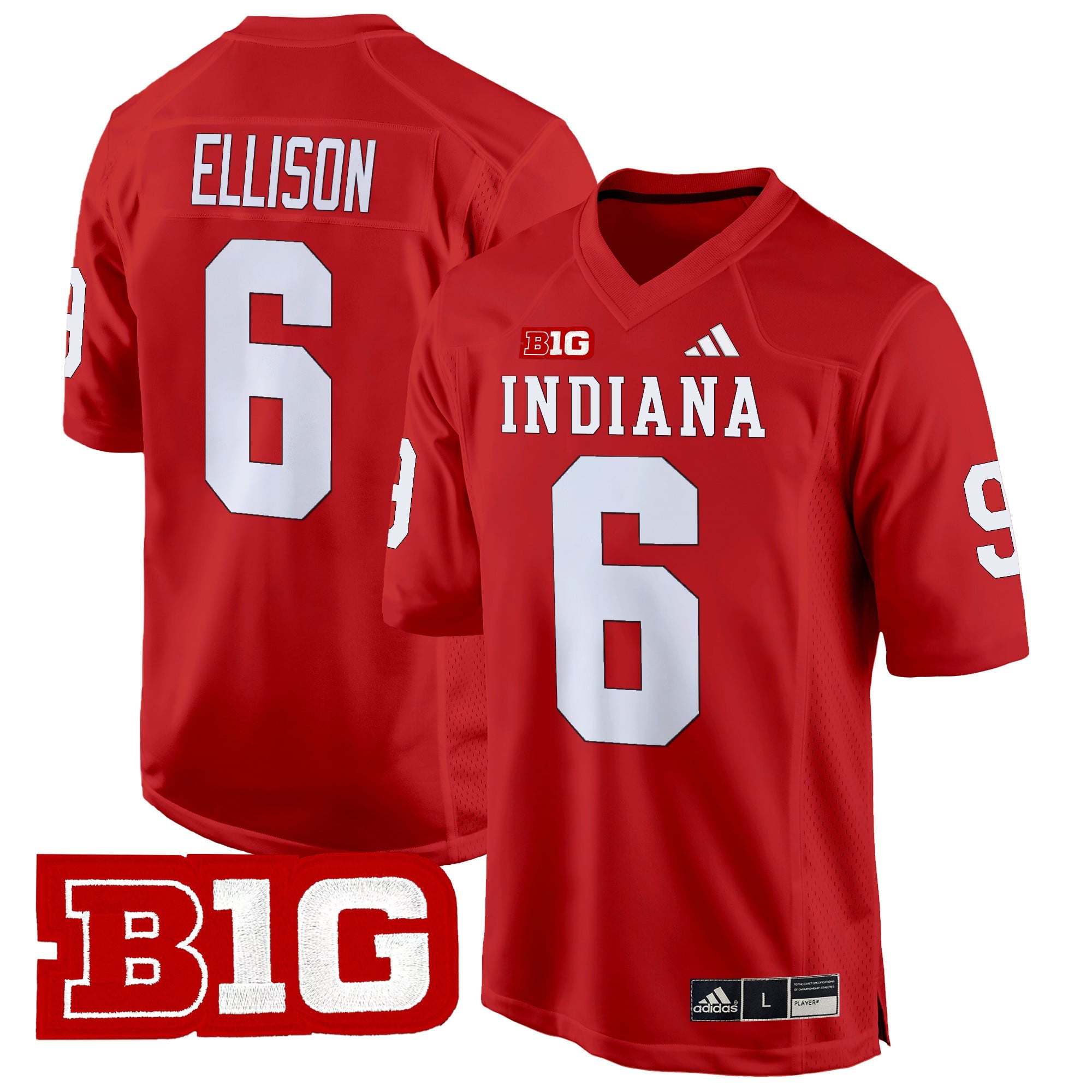 Men's Indiana Hoosiers 2024 Game Jersey V2 - All Stitched