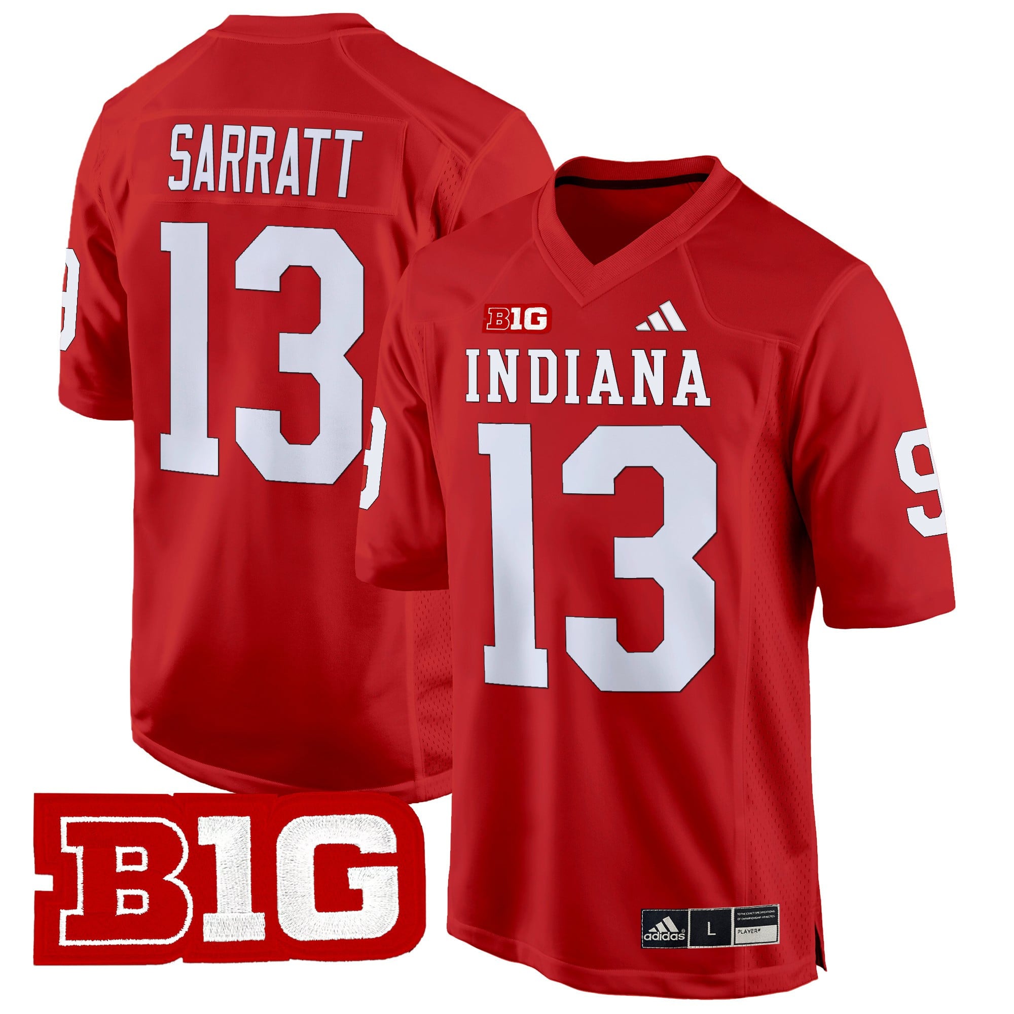 Men's Indiana Hoosiers 2024 Game Jersey V2 - All Stitched