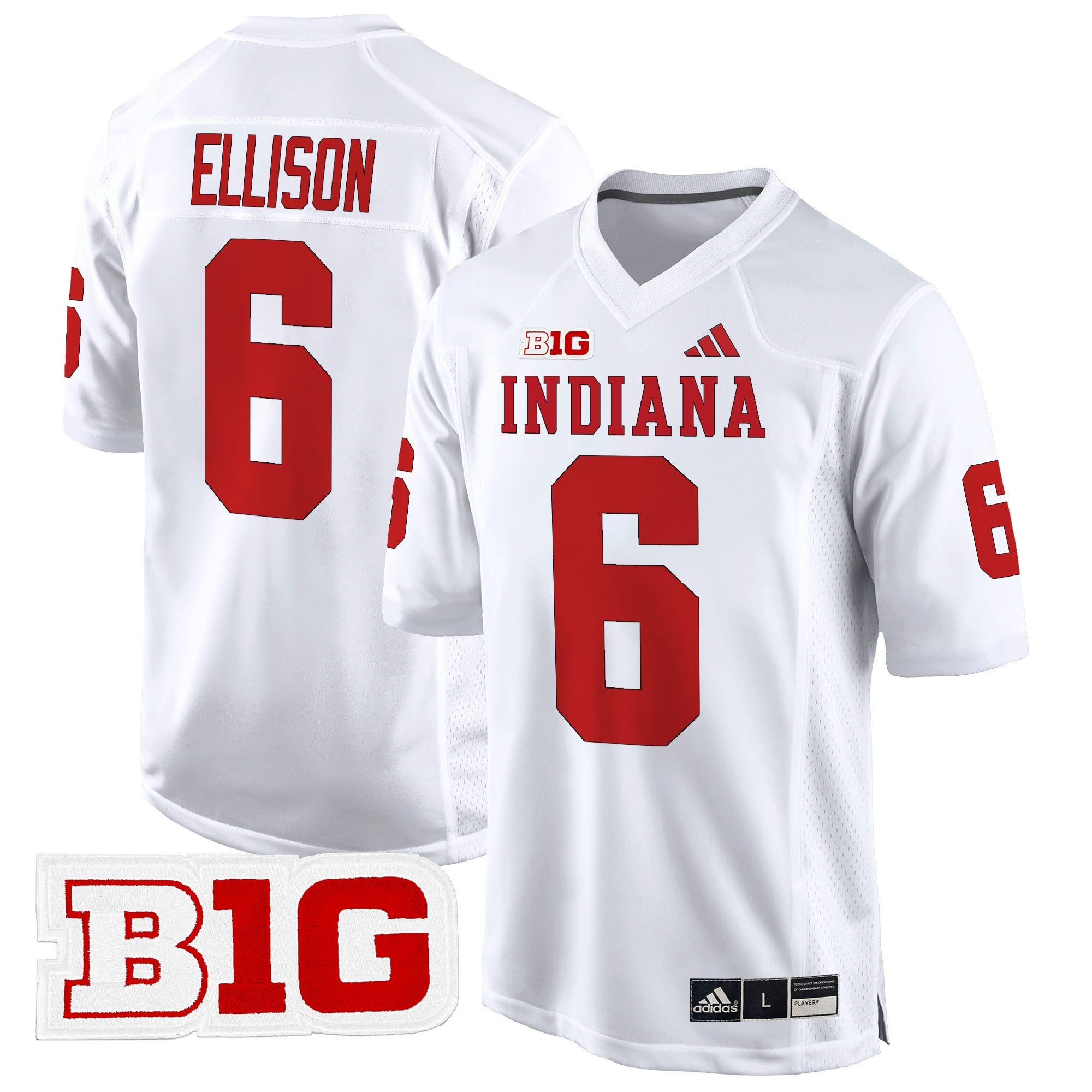 Men's Indiana Hoosiers 2024 Game Jersey V2 - All Stitched