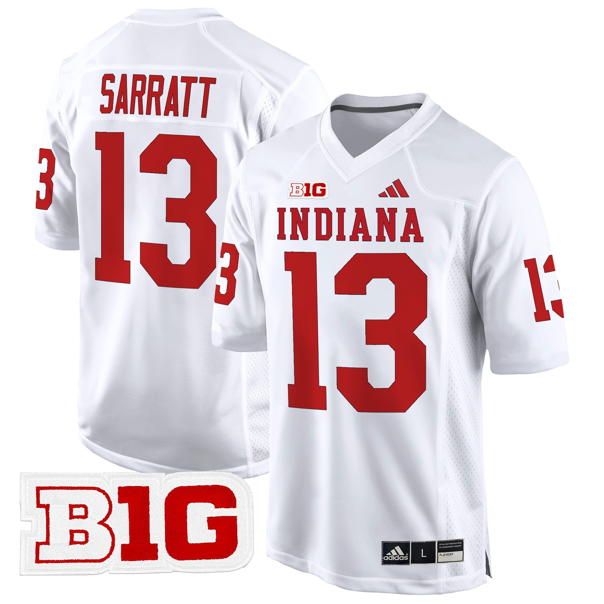 Men's Indiana Hoosiers 2024 Game Jersey V2 - All Stitched