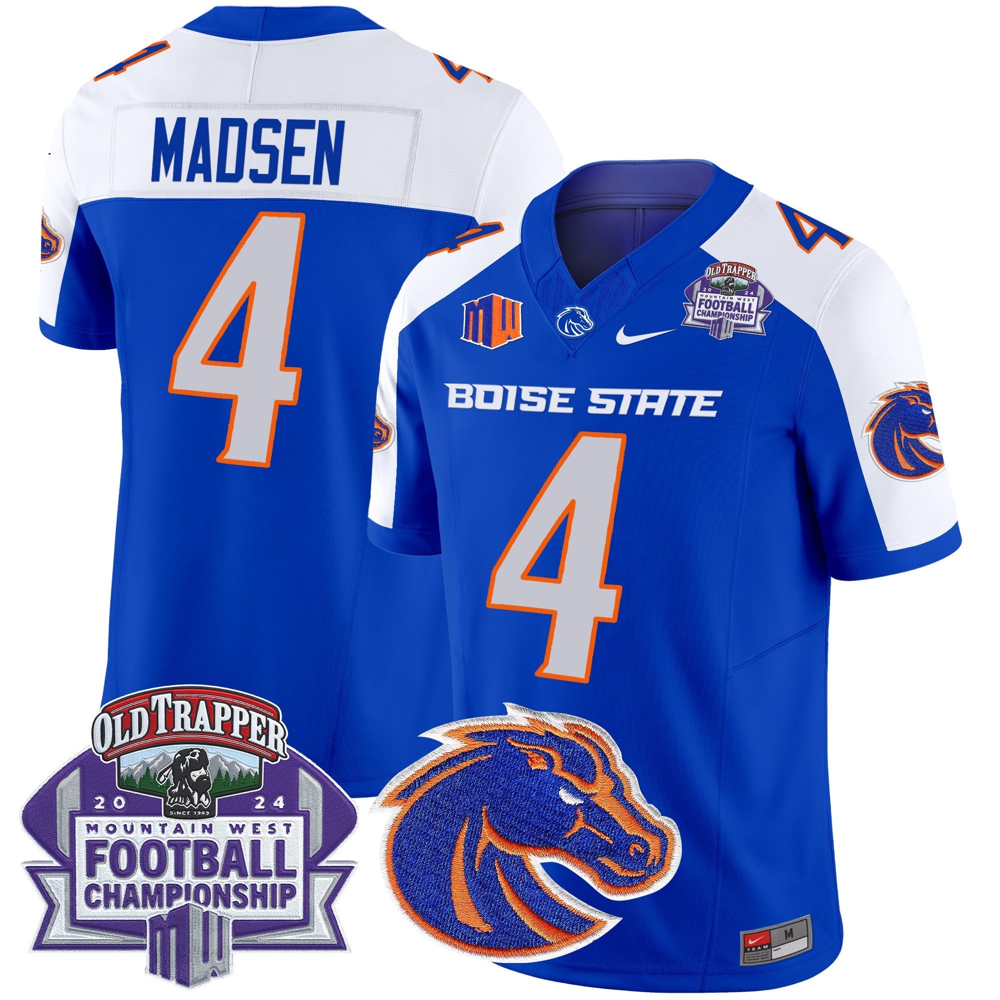 Men's Boise State Broncos 2024 Championship Vapor Limited Jersey - All Stitched