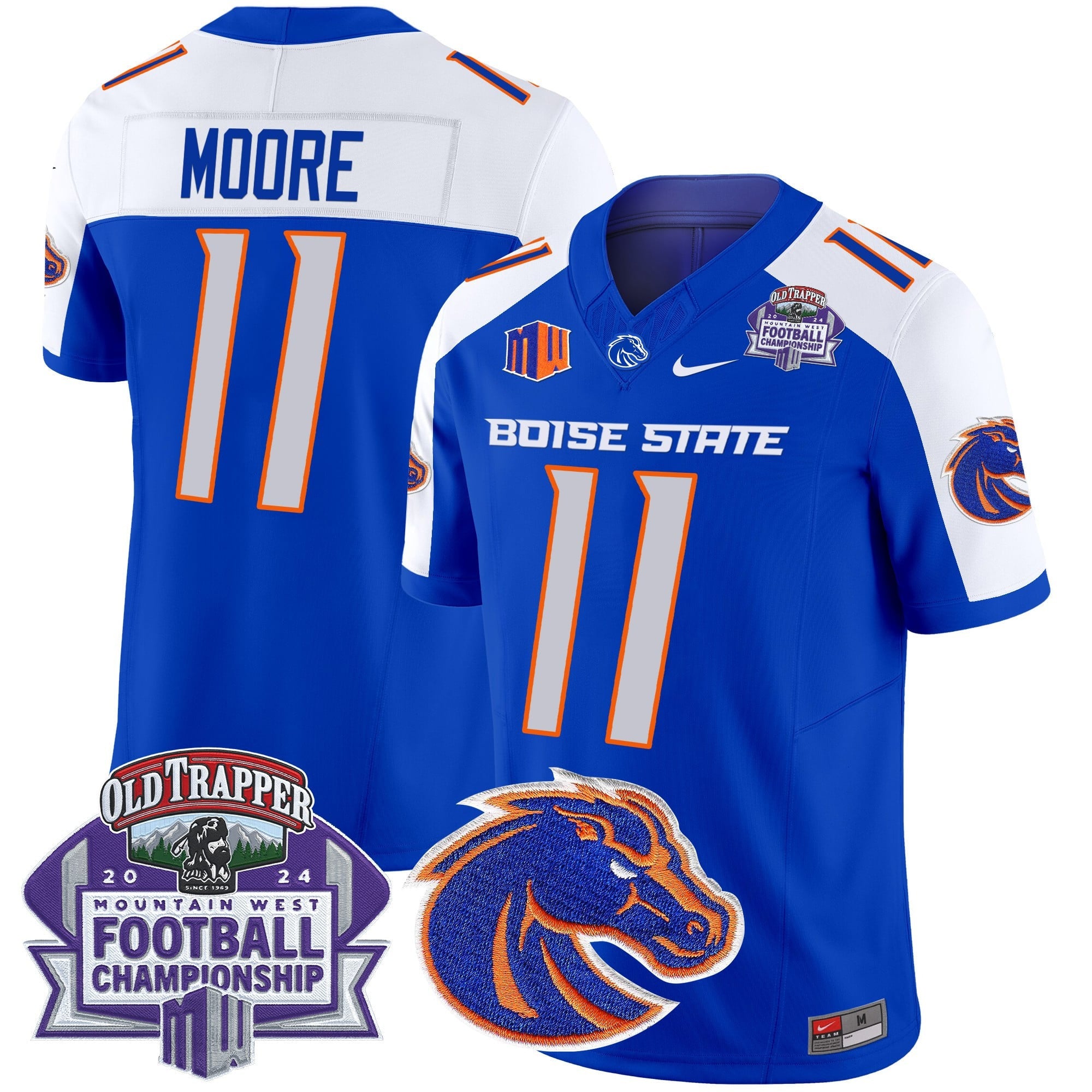 Men's Boise State Broncos 2024 Championship Vapor Limited Jersey - All Stitched