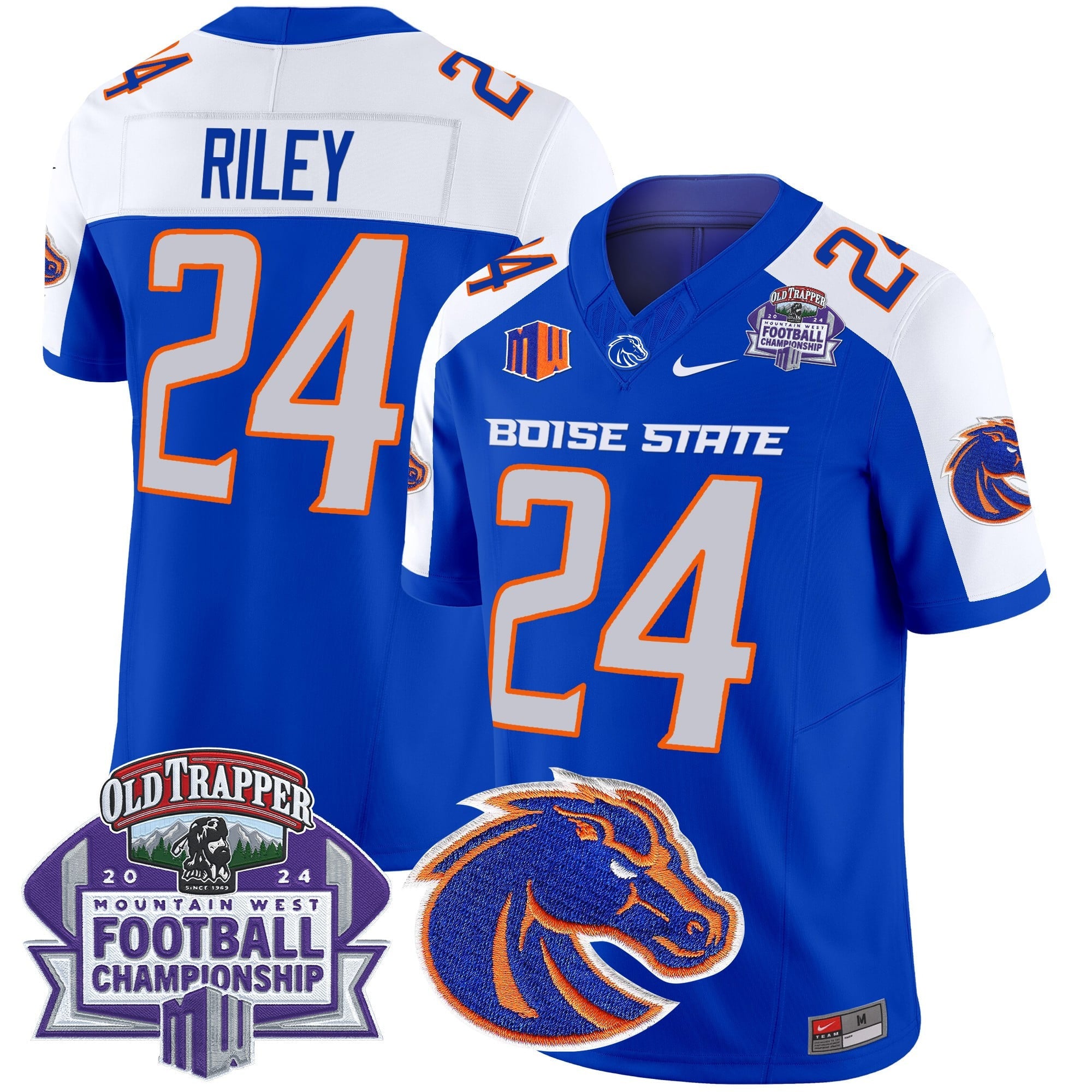 Men's Boise State Broncos 2024 Championship Vapor Limited Jersey - All Stitched