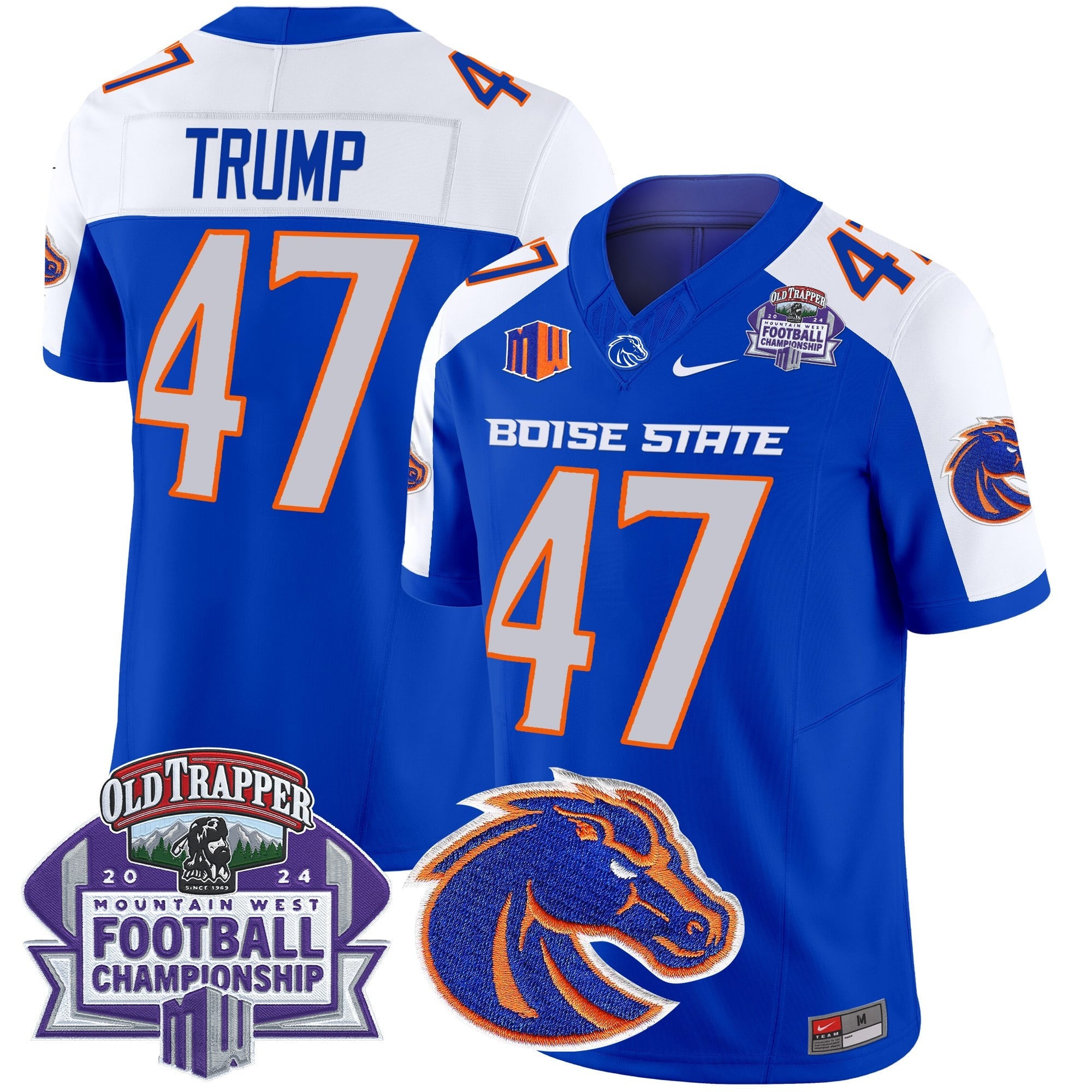 Men's Boise State Broncos 2024 Championship Vapor Limited Jersey - All Stitched