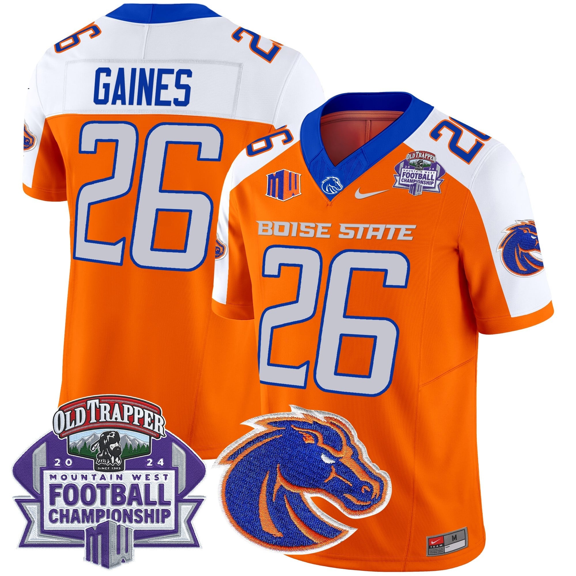 Men's Boise State Broncos 2024 Championship Vapor Limited Jersey - All Stitched