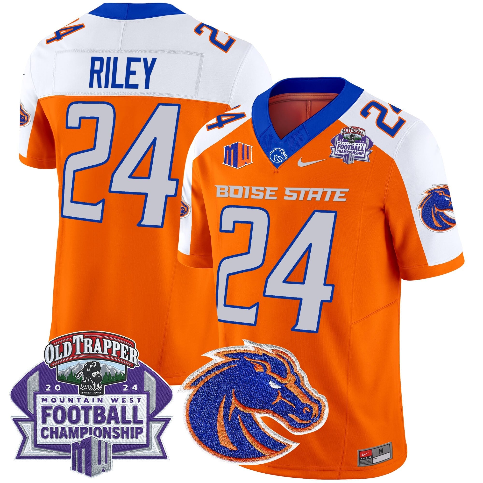 Men's Boise State Broncos 2024 Championship Vapor Limited Jersey - All Stitched