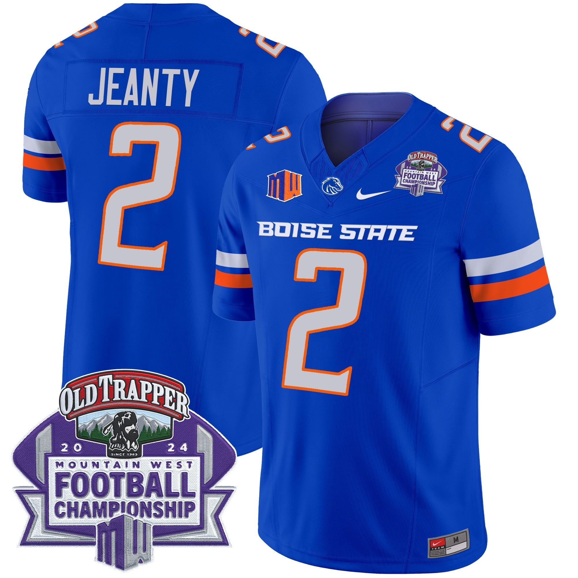 Men's Boise State Broncos 2024 Championship Vapor Limited Jersey - All Stitched