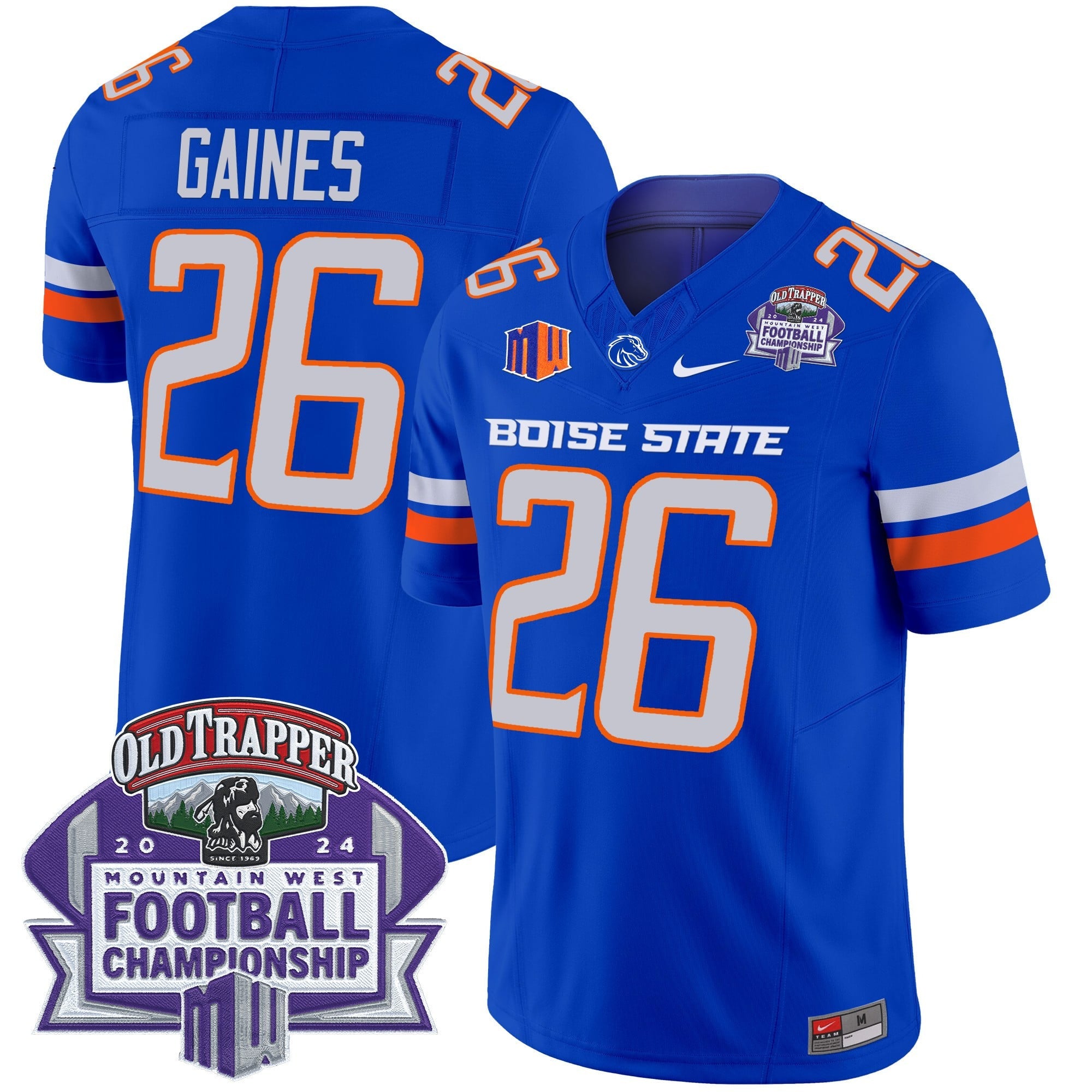 Men's Boise State Broncos 2024 Championship Vapor Limited Jersey - All Stitched