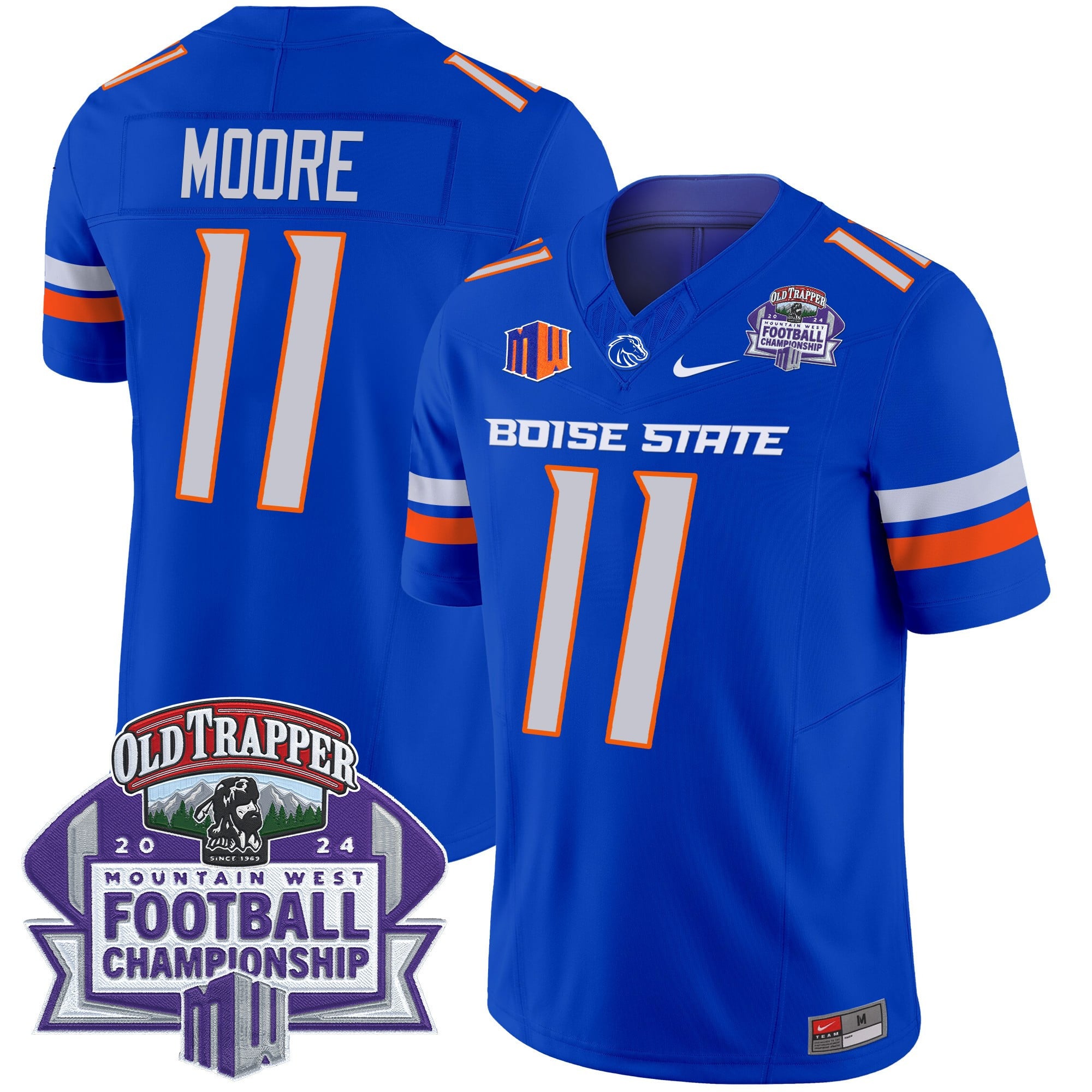 Men's Boise State Broncos 2024 Championship Vapor Limited Jersey - All Stitched