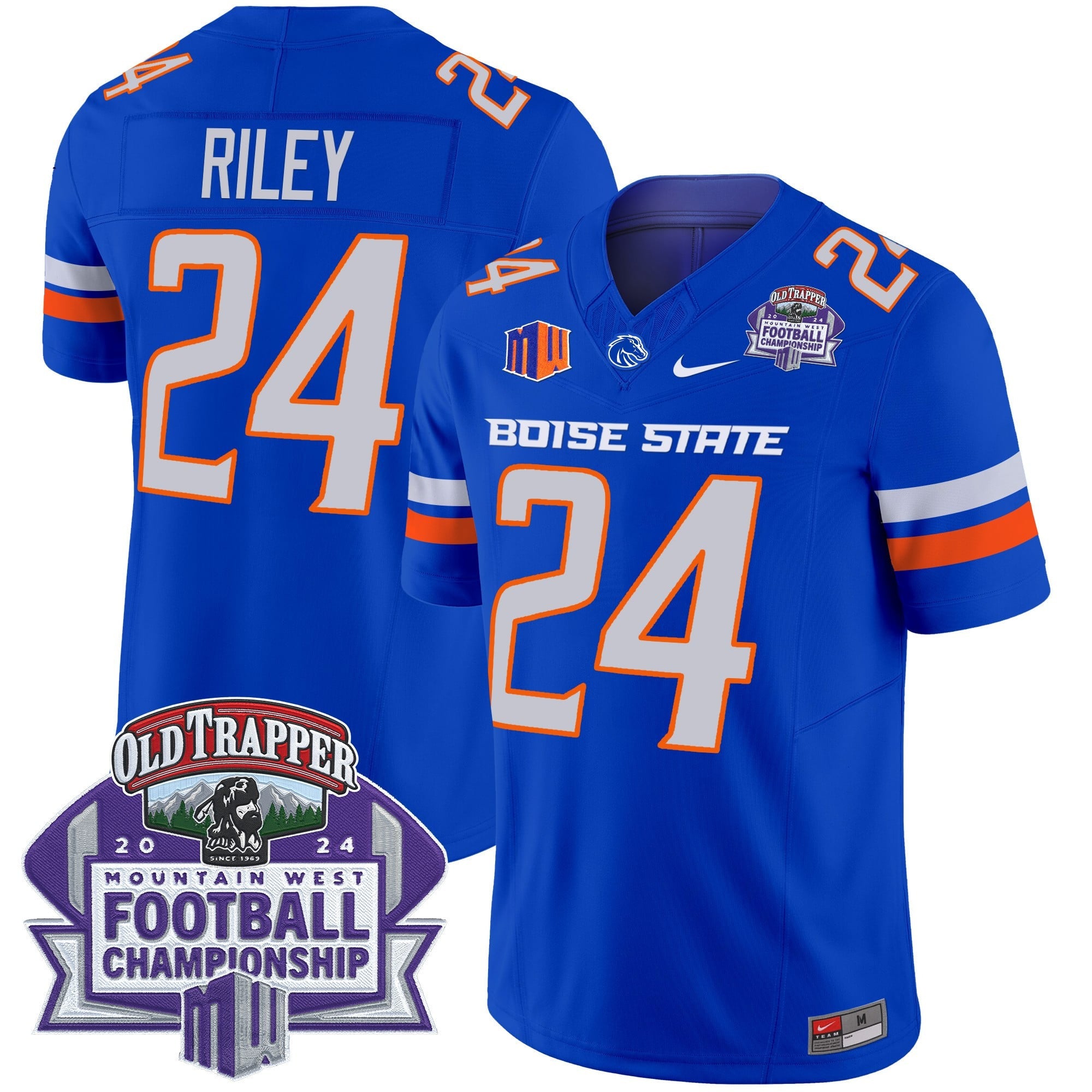 Men's Boise State Broncos 2024 Championship Vapor Limited Jersey - All Stitched