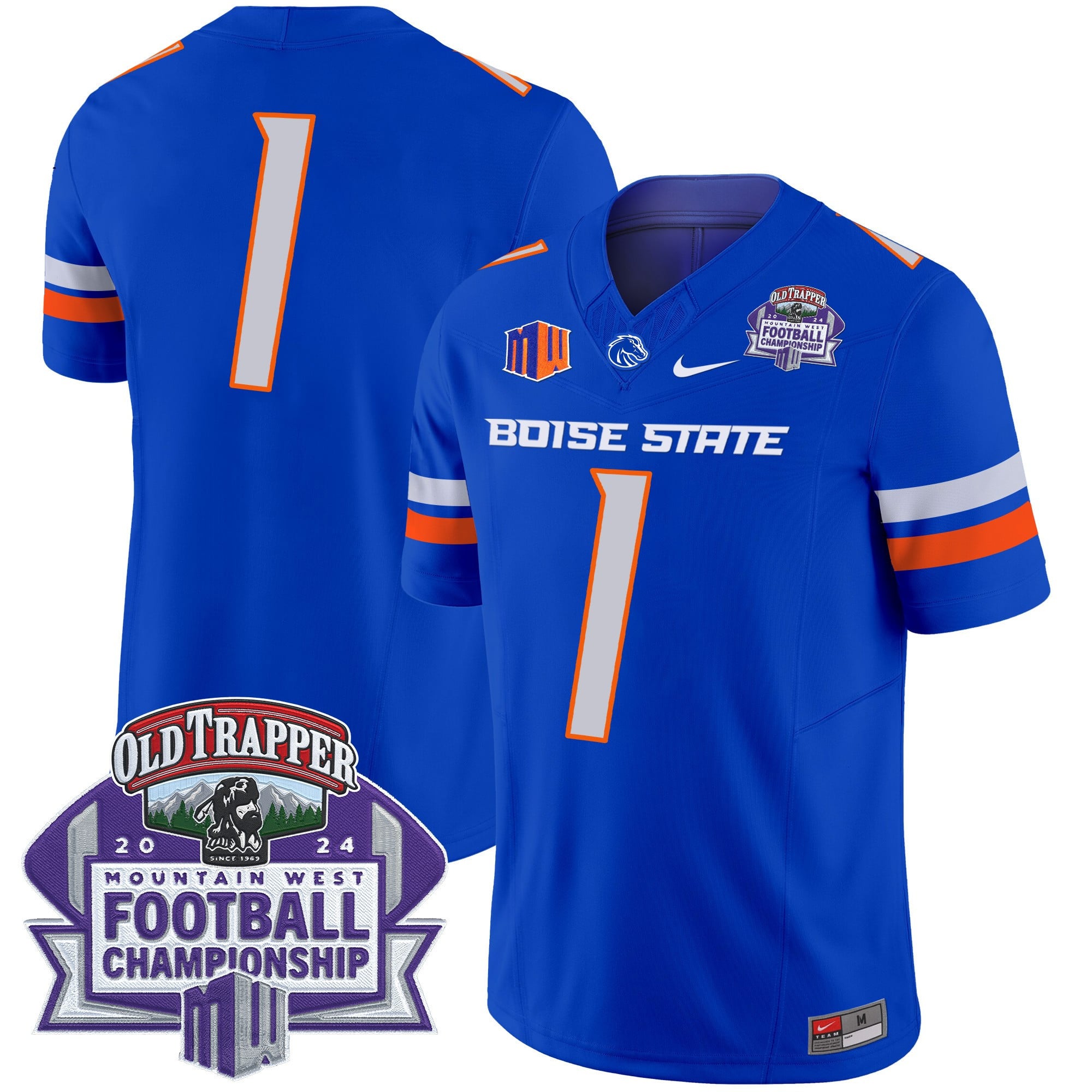 Men's Boise State Broncos 2024 Championship Vapor Limited Jersey - All Stitched