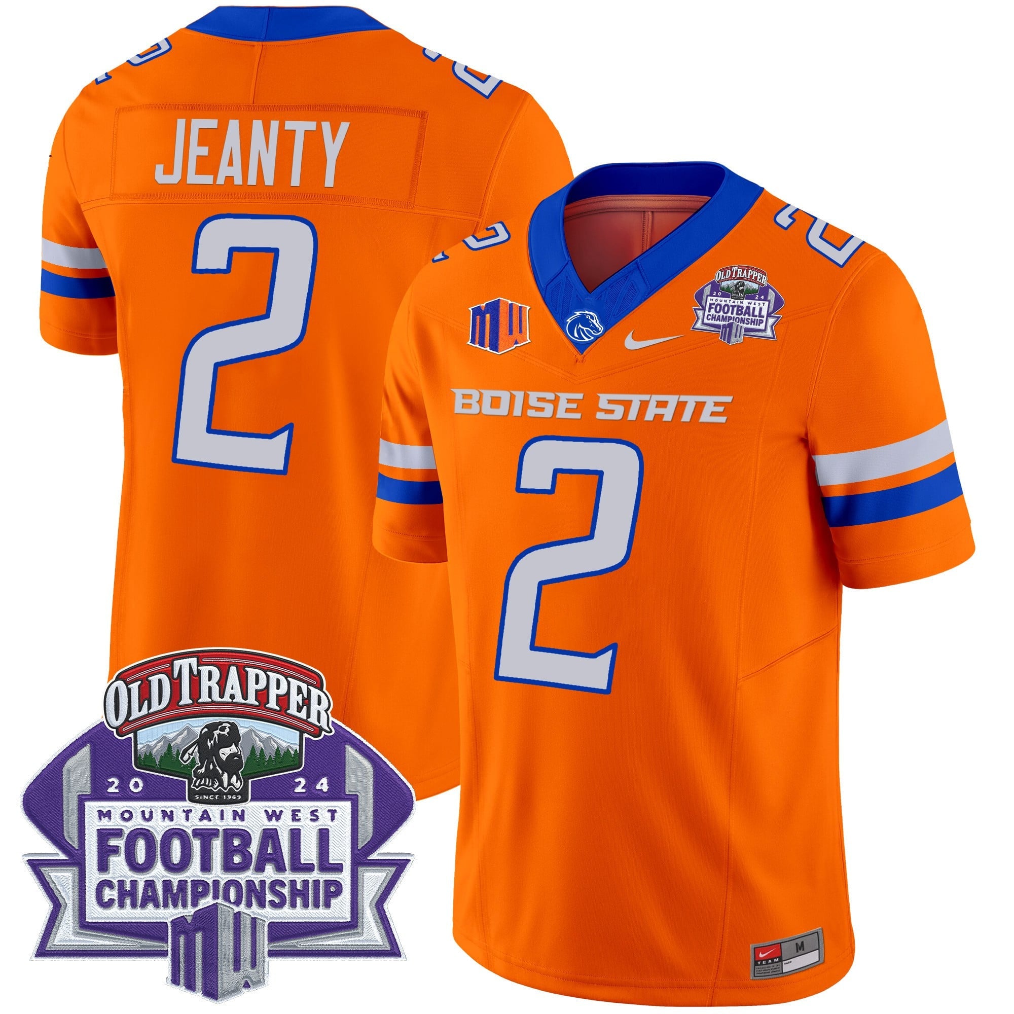 Men's Boise State Broncos 2024 Championship Vapor Limited Jersey - All Stitched