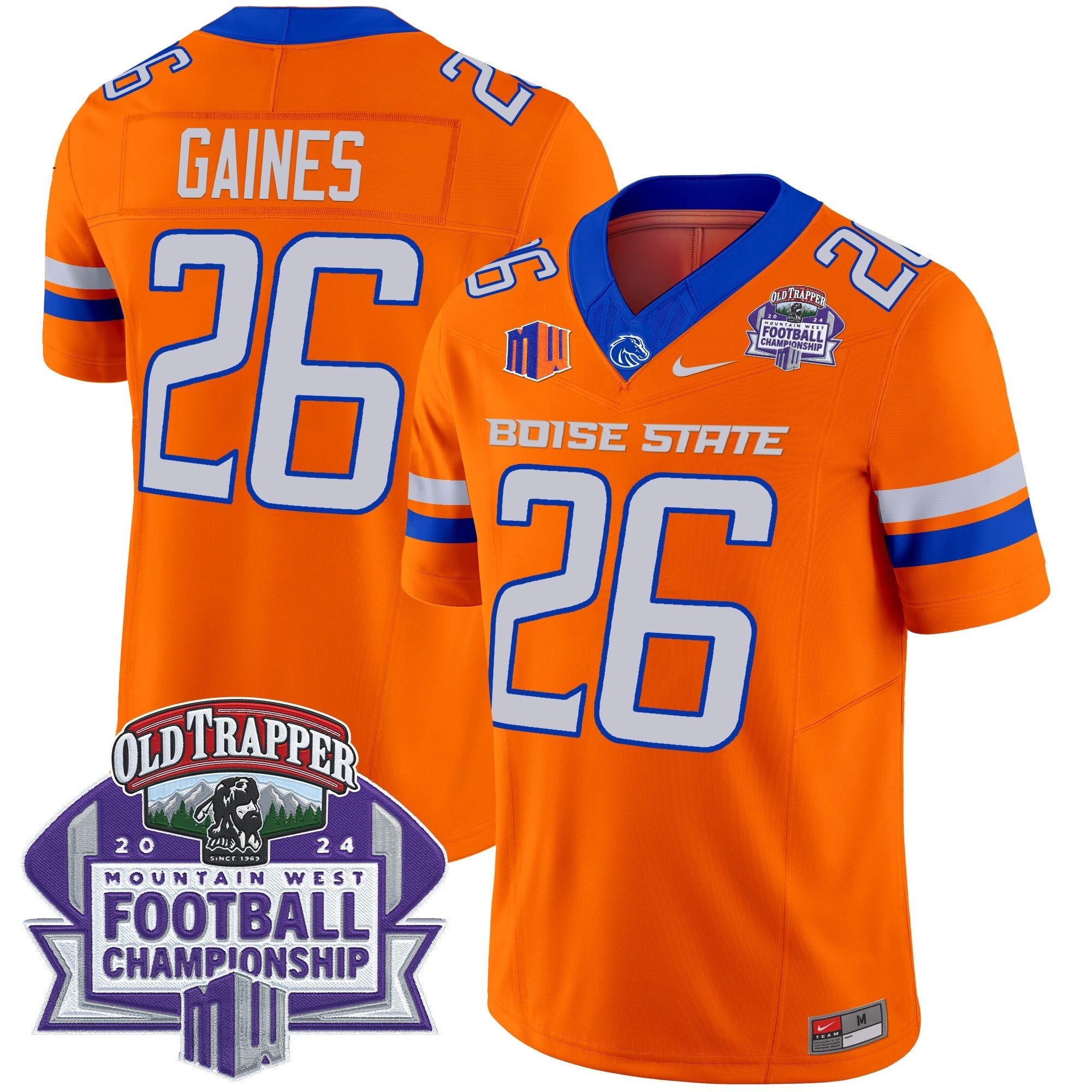 Men's Boise State Broncos 2024 Championship Vapor Limited Jersey - All Stitched
