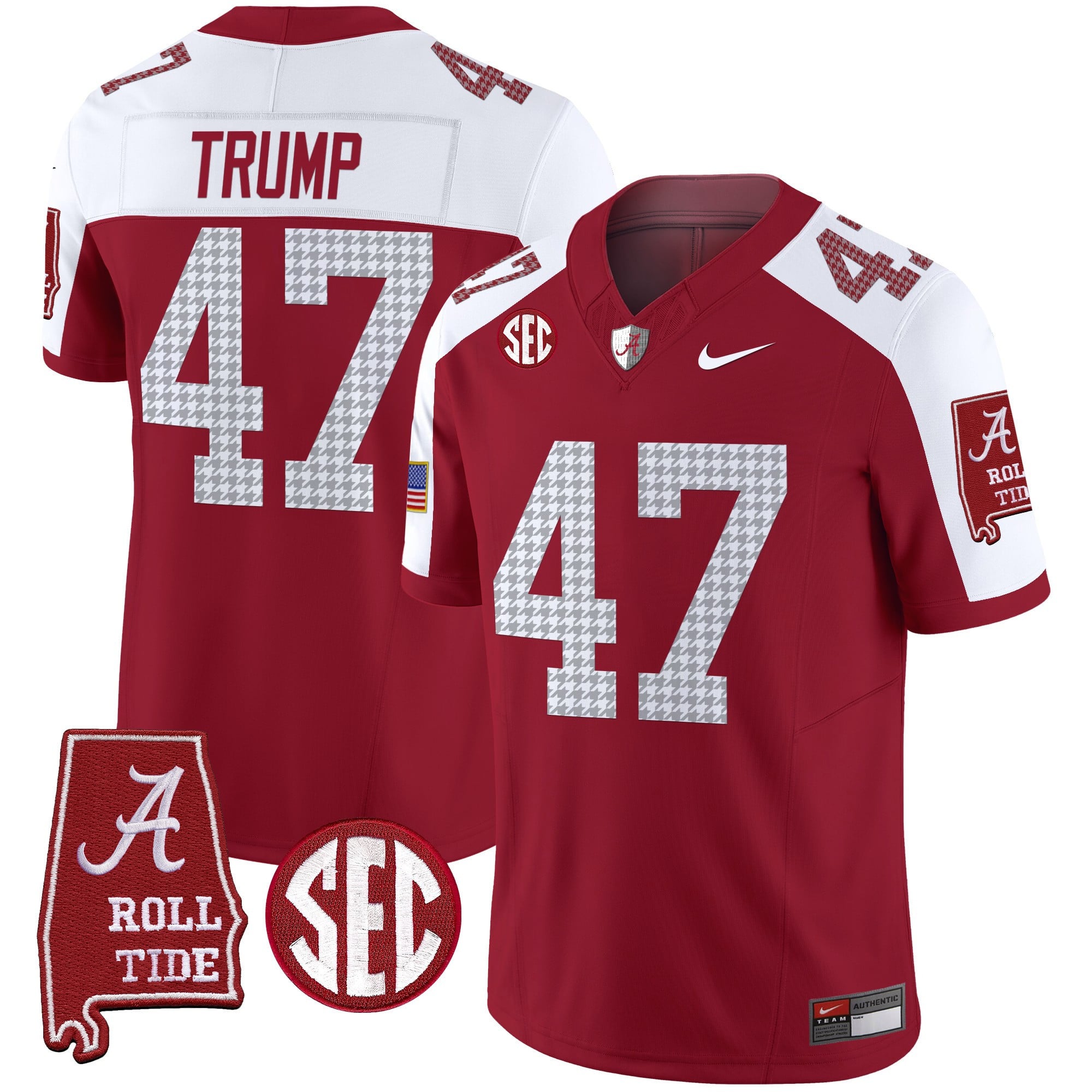 Men's Alabama Crimson Tide Pro Combat Vapor Limited Jersey - All Stitched