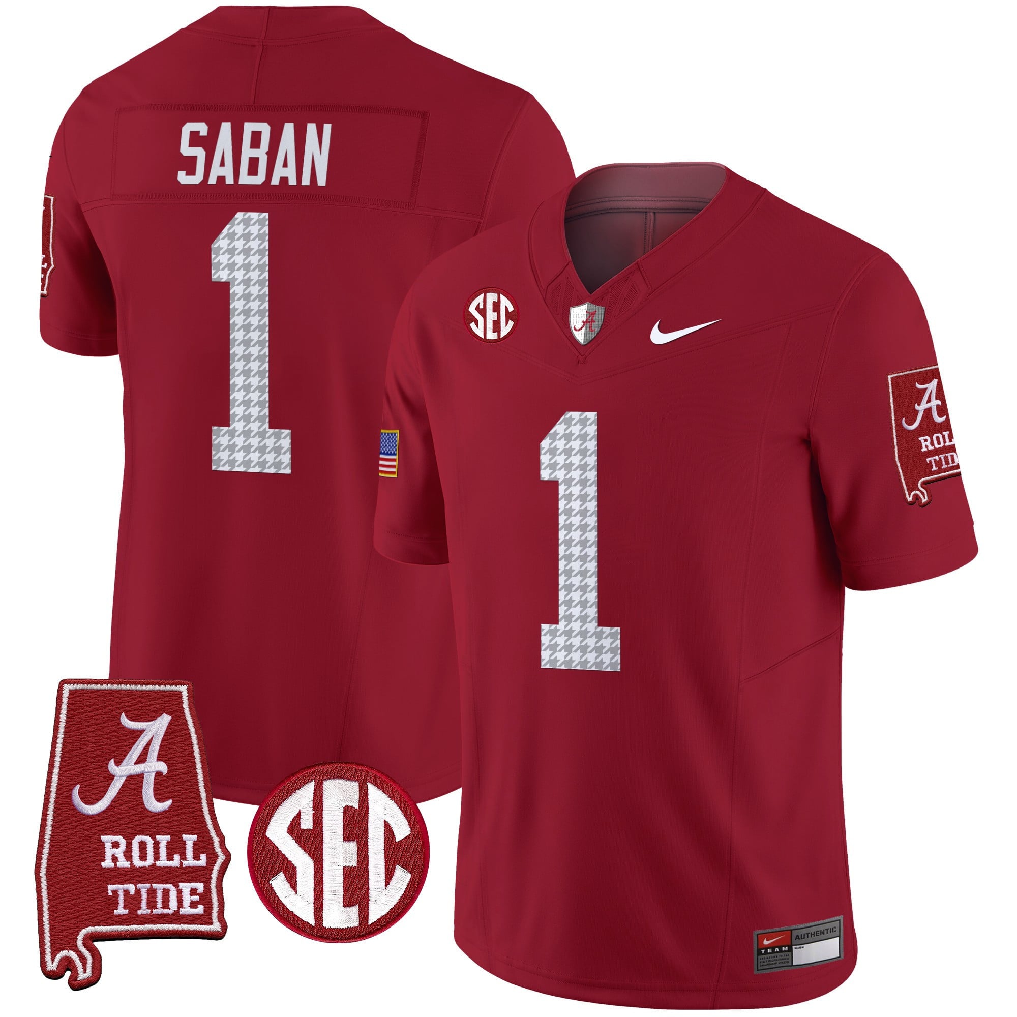 Men's Alabama Crimson Tide Pro Combat Vapor Limited Jersey - All Stitched