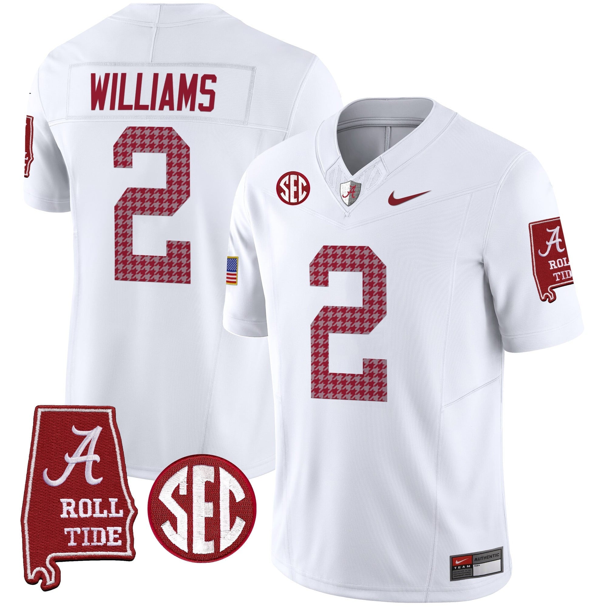 Men's Alabama Crimson Tide Pro Combat Vapor Limited Jersey - All Stitched