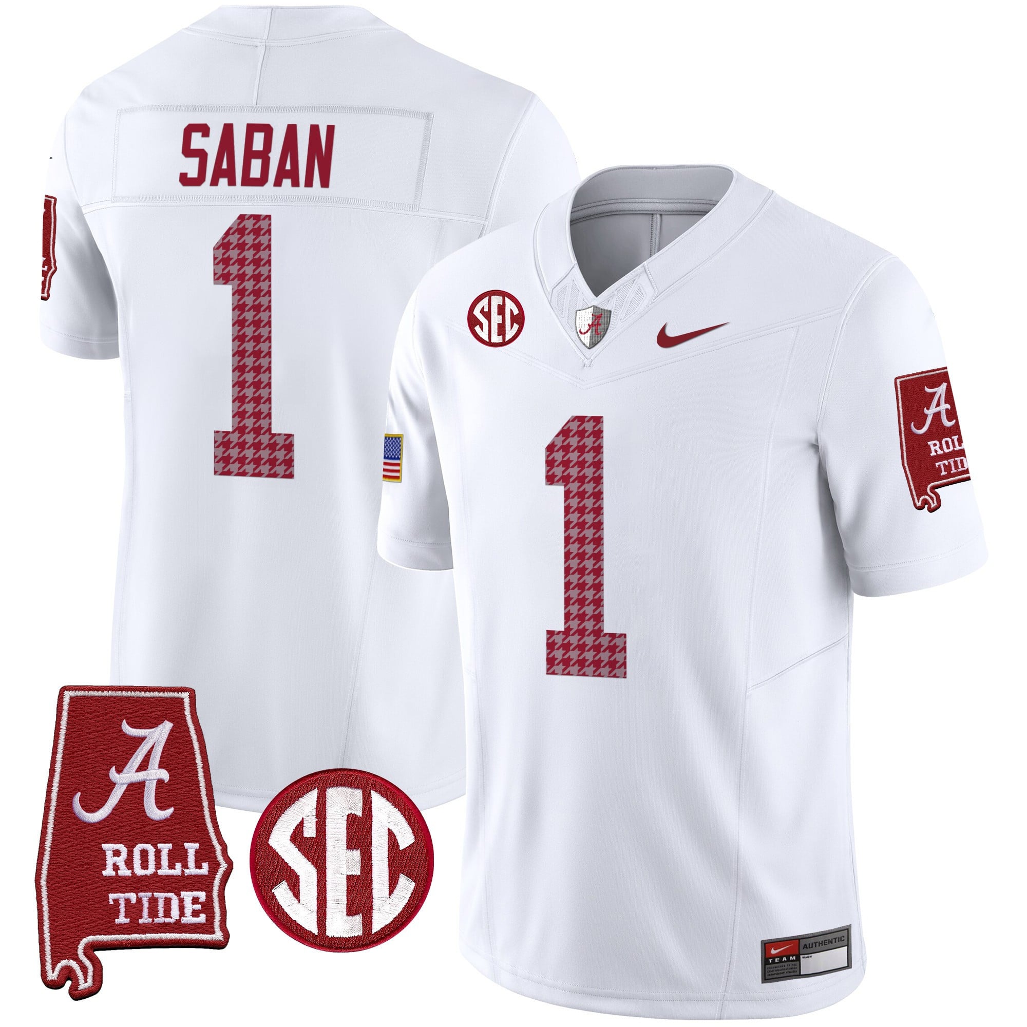 Men's Alabama Crimson Tide Pro Combat Vapor Limited Jersey - All Stitched