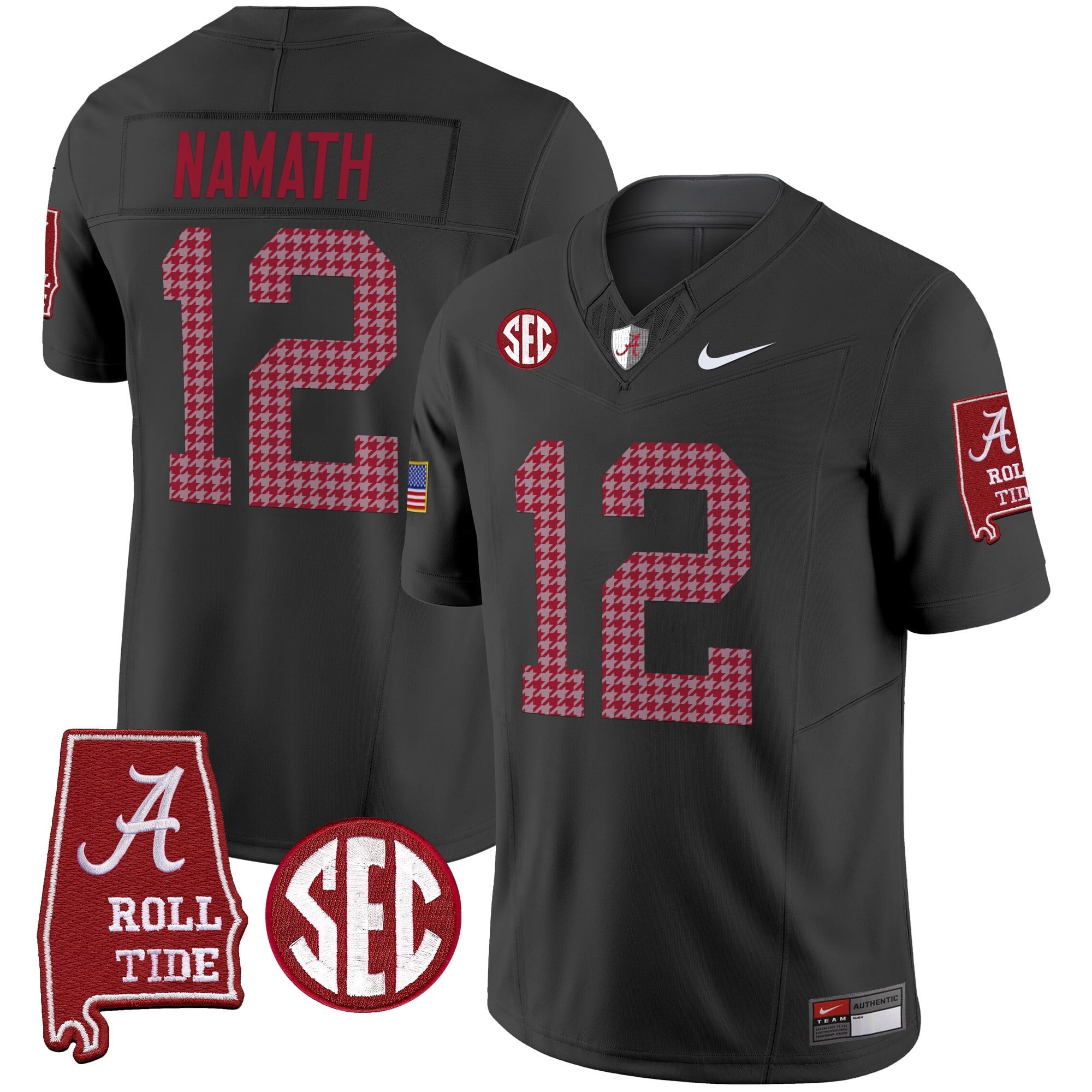 Men's Alabama Crimson Tide Pro Combat Vapor Limited Jersey - All Stitched