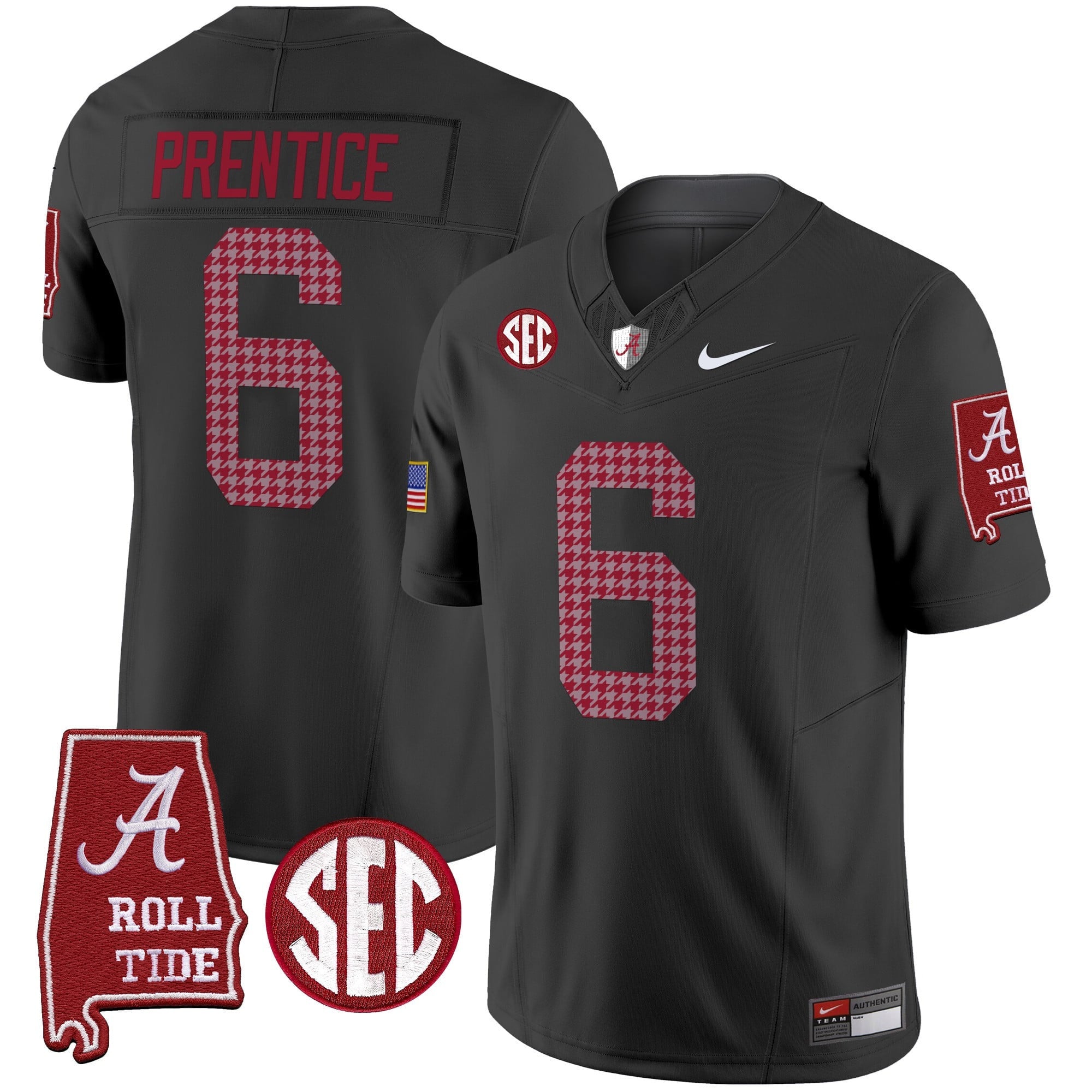 Men's Alabama Crimson Tide Pro Combat Vapor Limited Jersey - All Stitched
