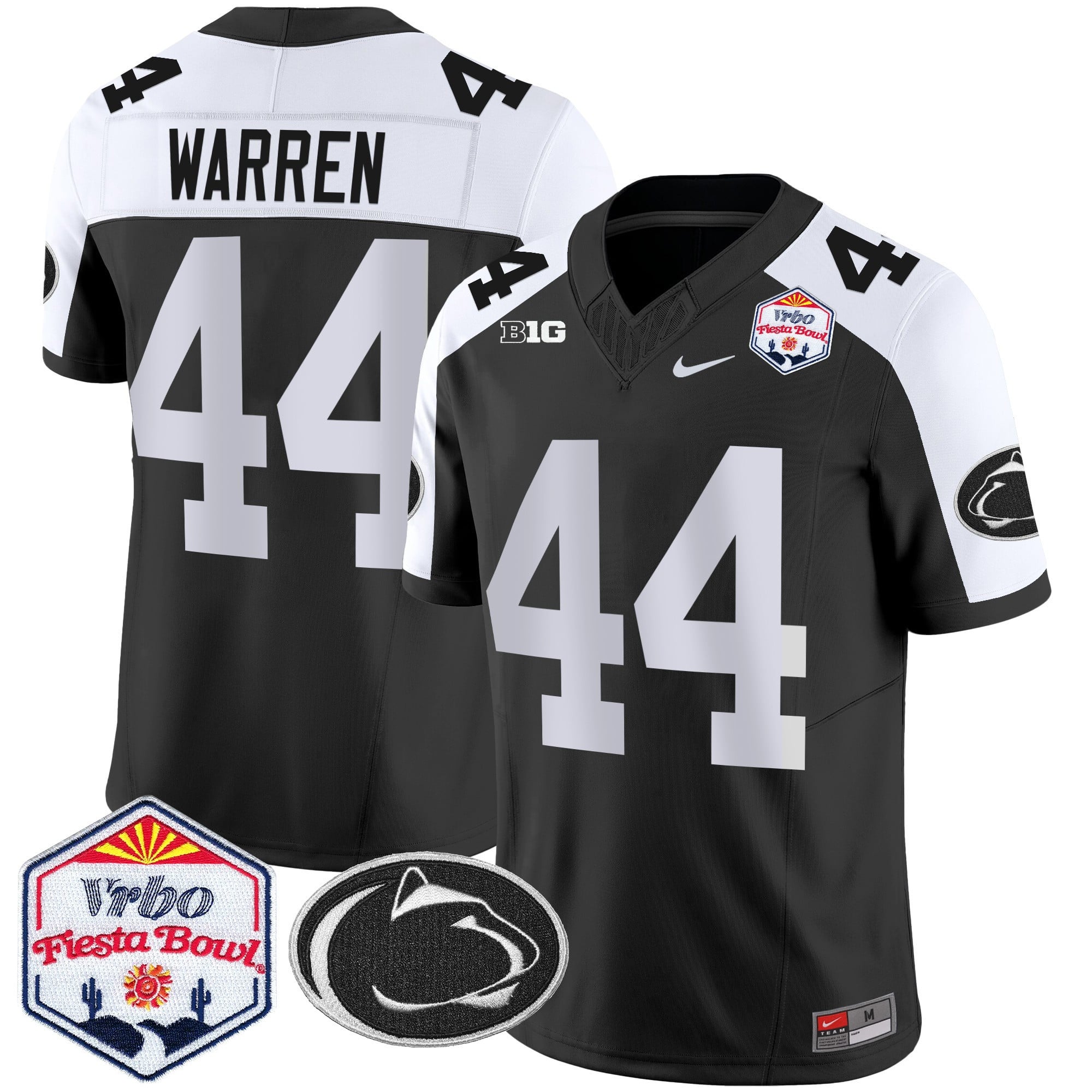 Men's Penn State Nittany Lions 2024 The Fiesta Bowl Patch Vapor Limited Jersey - All Stitched