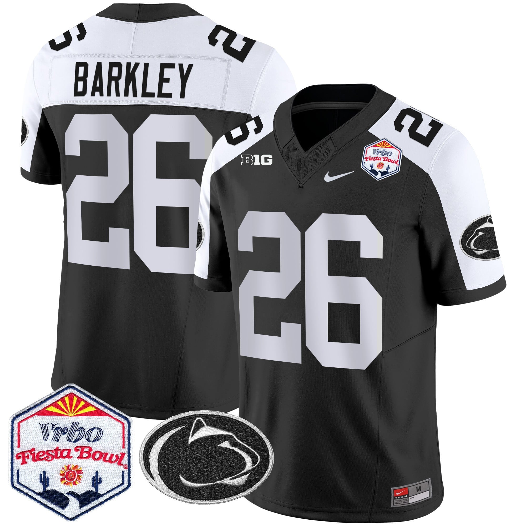 Men's Penn State Nittany Lions 2024 The Fiesta Bowl Patch Vapor Limited Jersey - All Stitched