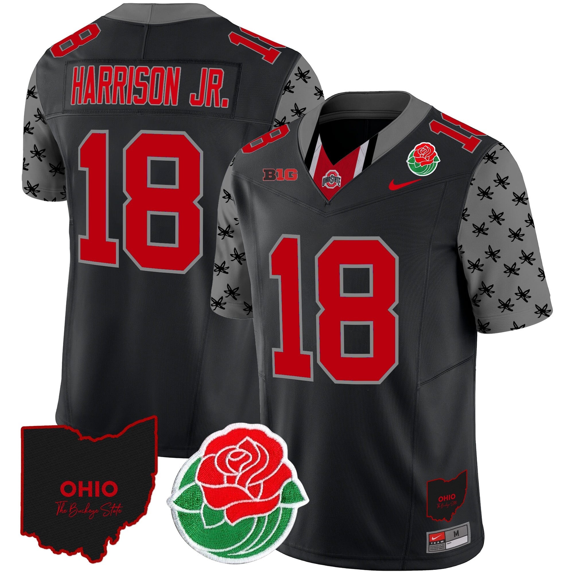 Men's Ohio State Buckeyes Rose Bowl Vapor Limited Jersey - All Stitched
