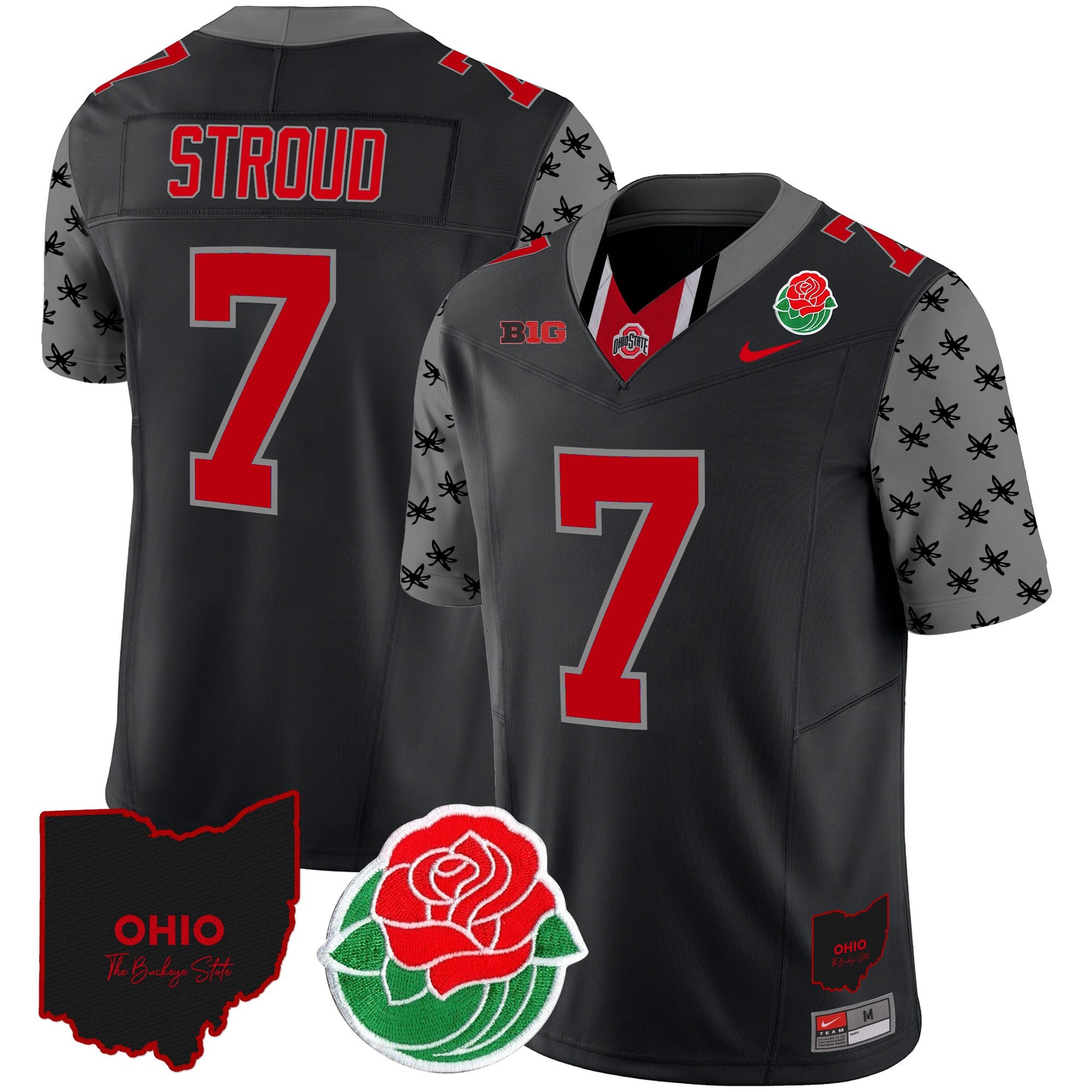 Men's Ohio State Buckeyes Rose Bowl Vapor Limited Jersey - All Stitched
