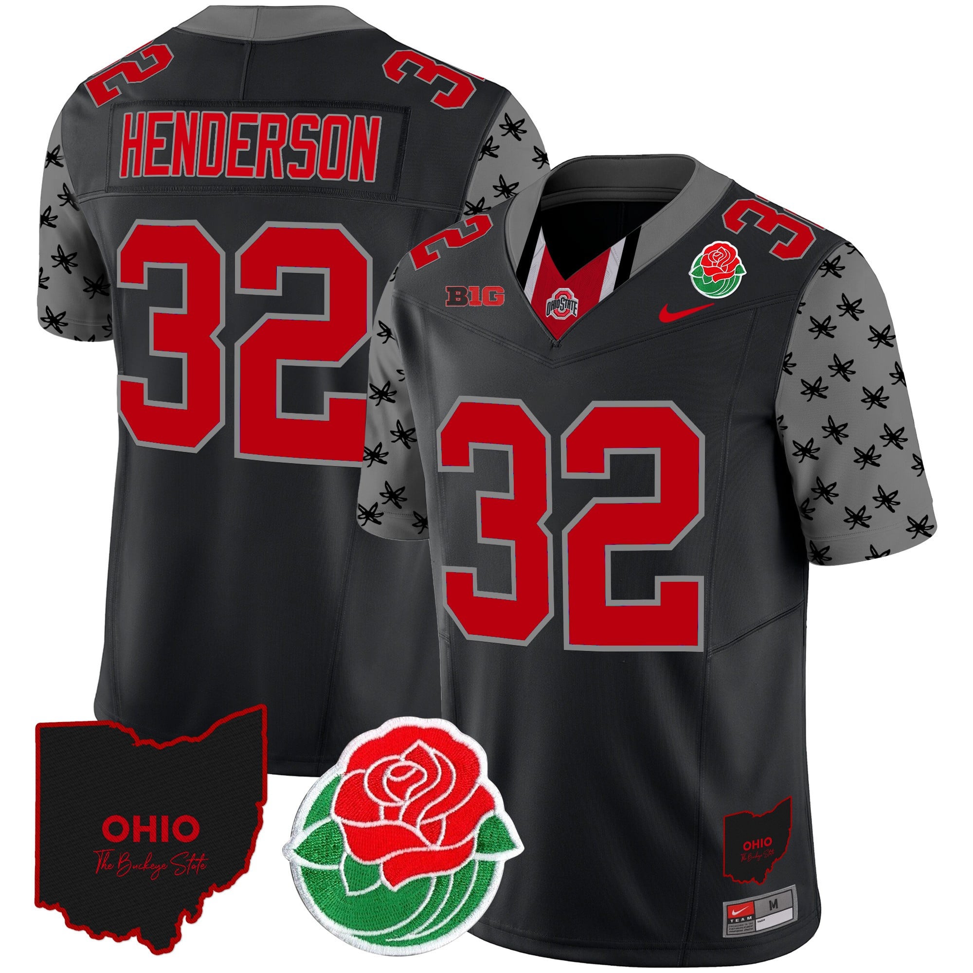 Men's Ohio State Buckeyes Rose Bowl Vapor Limited Jersey - All Stitched