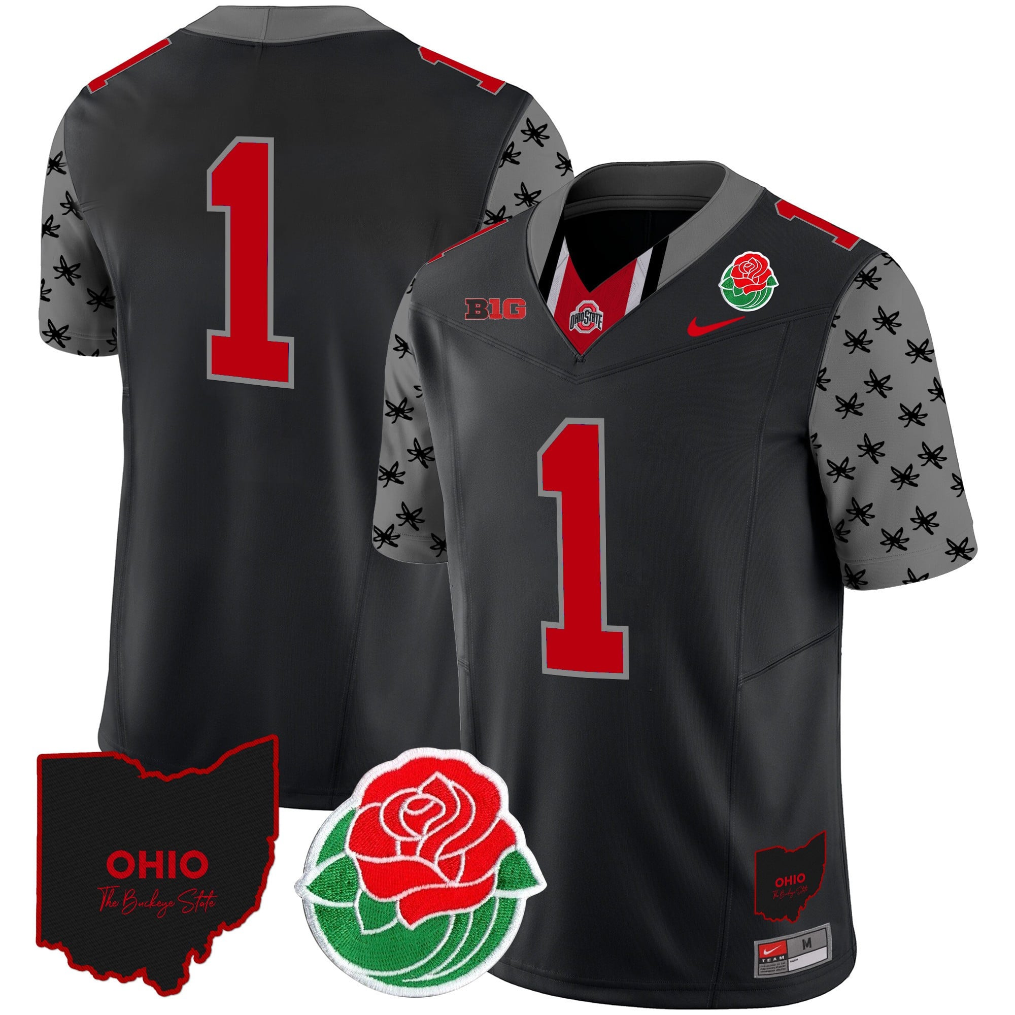 Men's Ohio State Buckeyes Rose Bowl Vapor Limited Jersey - All Stitched