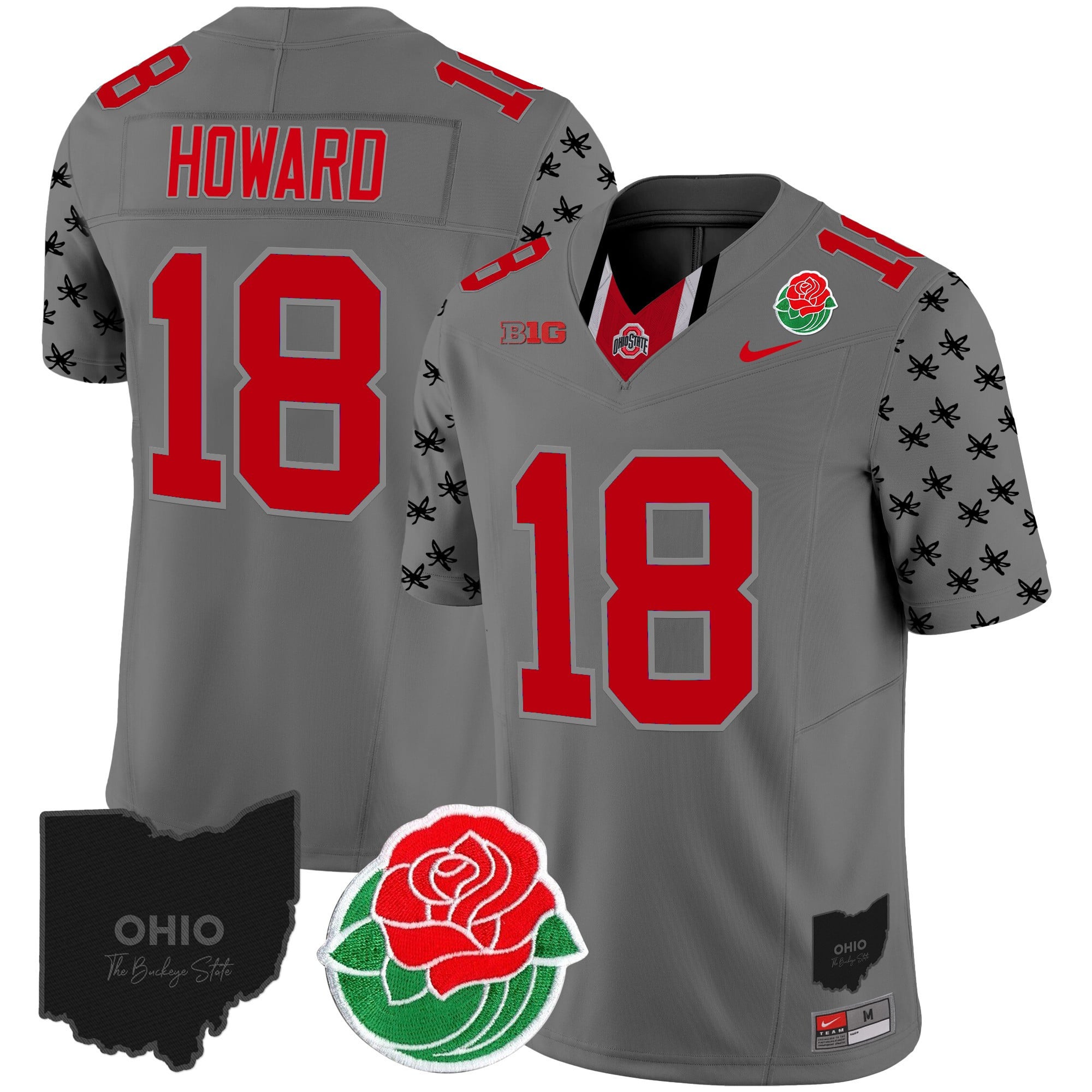 Men's Ohio State Buckeyes Rose Bowl Vapor Limited Jersey - All Stitched