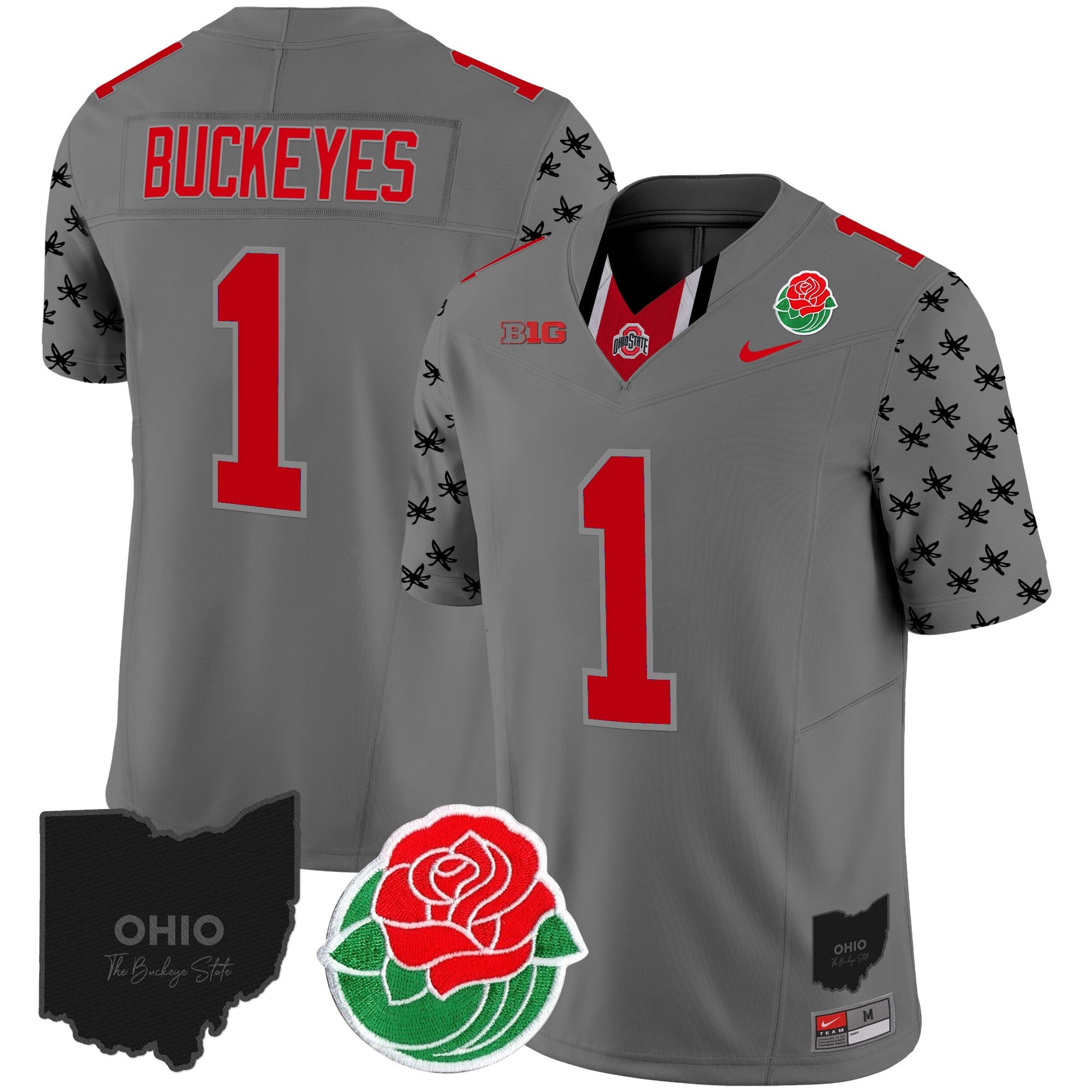 Men's Ohio State Buckeyes Rose Bowl Vapor Limited Jersey - All Stitched