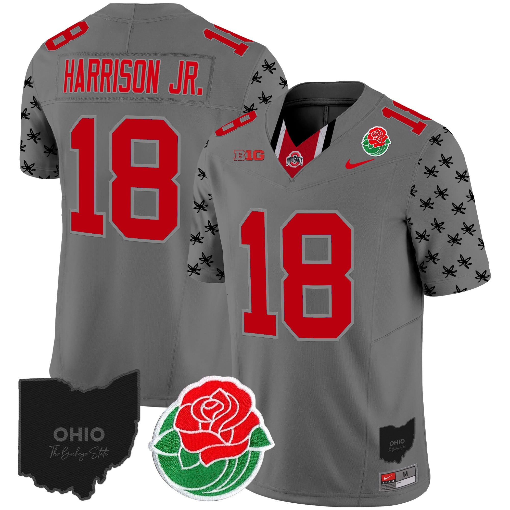Men's Ohio State Buckeyes Rose Bowl Vapor Limited Jersey - All Stitched