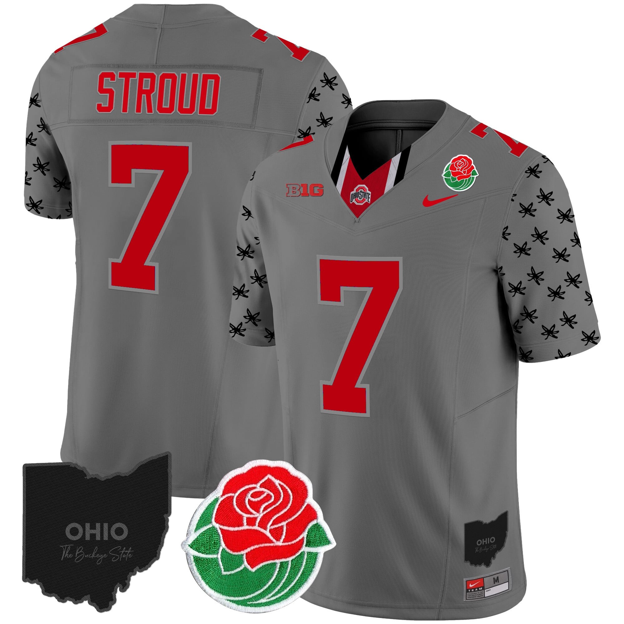 Men's Ohio State Buckeyes Rose Bowl Vapor Limited Jersey - All Stitched