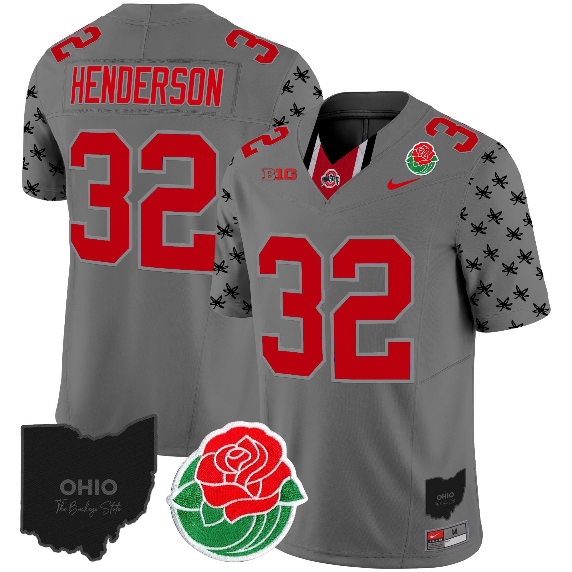 Men's Ohio State Buckeyes Rose Bowl Vapor Limited Jersey - All Stitched