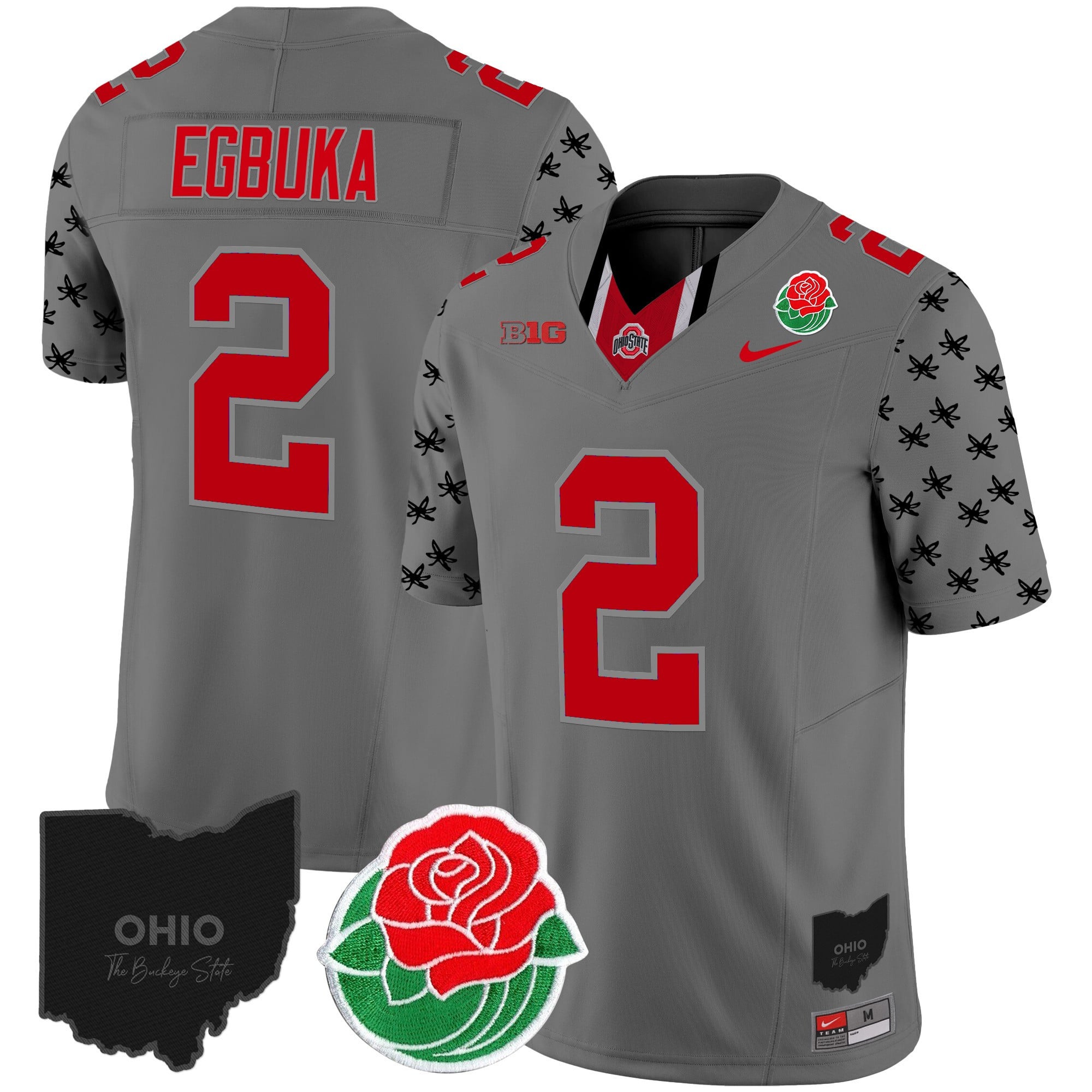 Men's Ohio State Buckeyes Rose Bowl Vapor Limited Jersey - All Stitched
