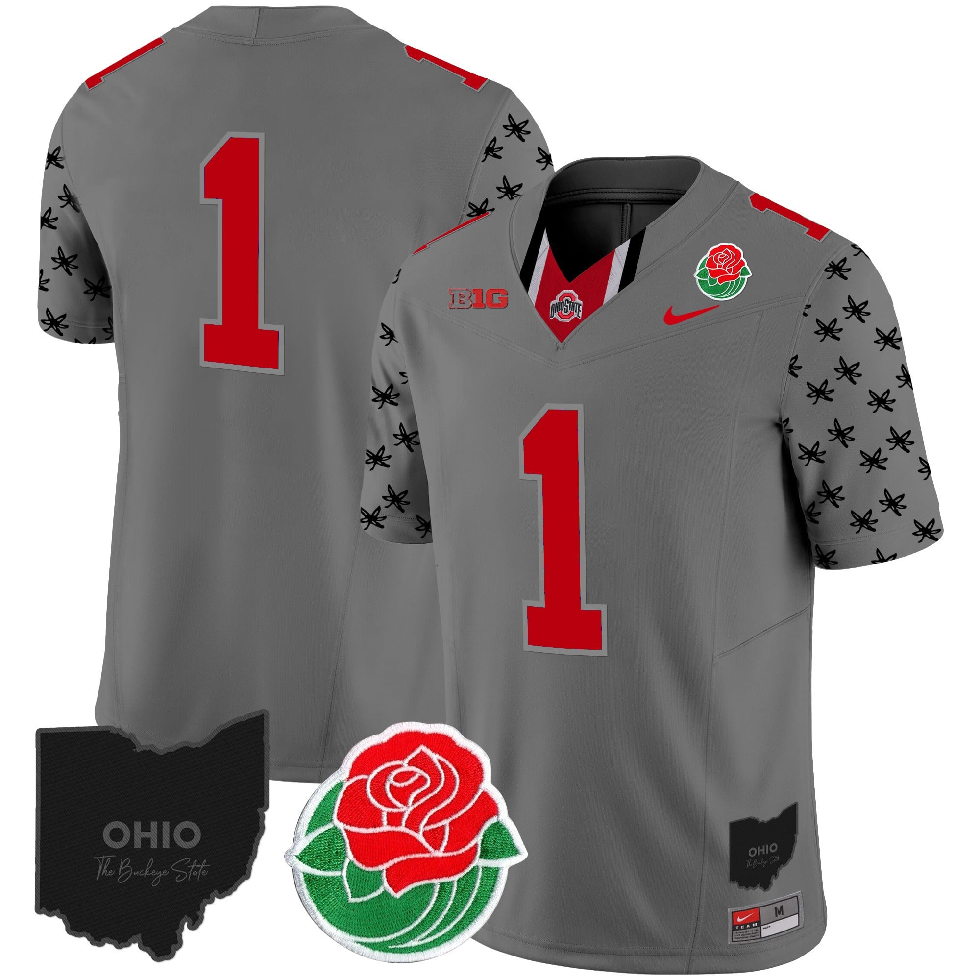 Men's Ohio State Buckeyes Rose Bowl Vapor Limited Jersey - All Stitched
