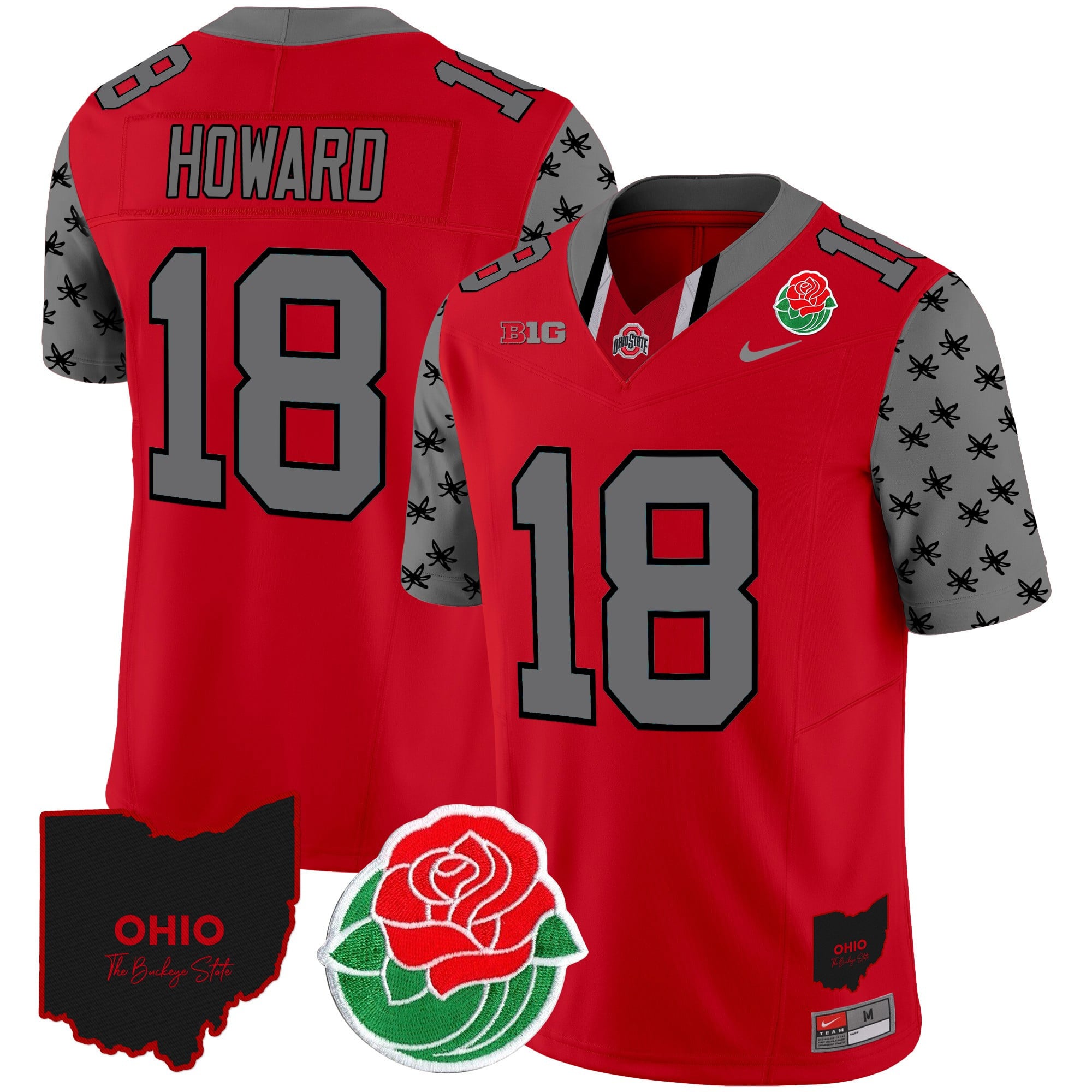 Men's Ohio State Buckeyes Rose Bowl Vapor Limited Jersey - All Stitched