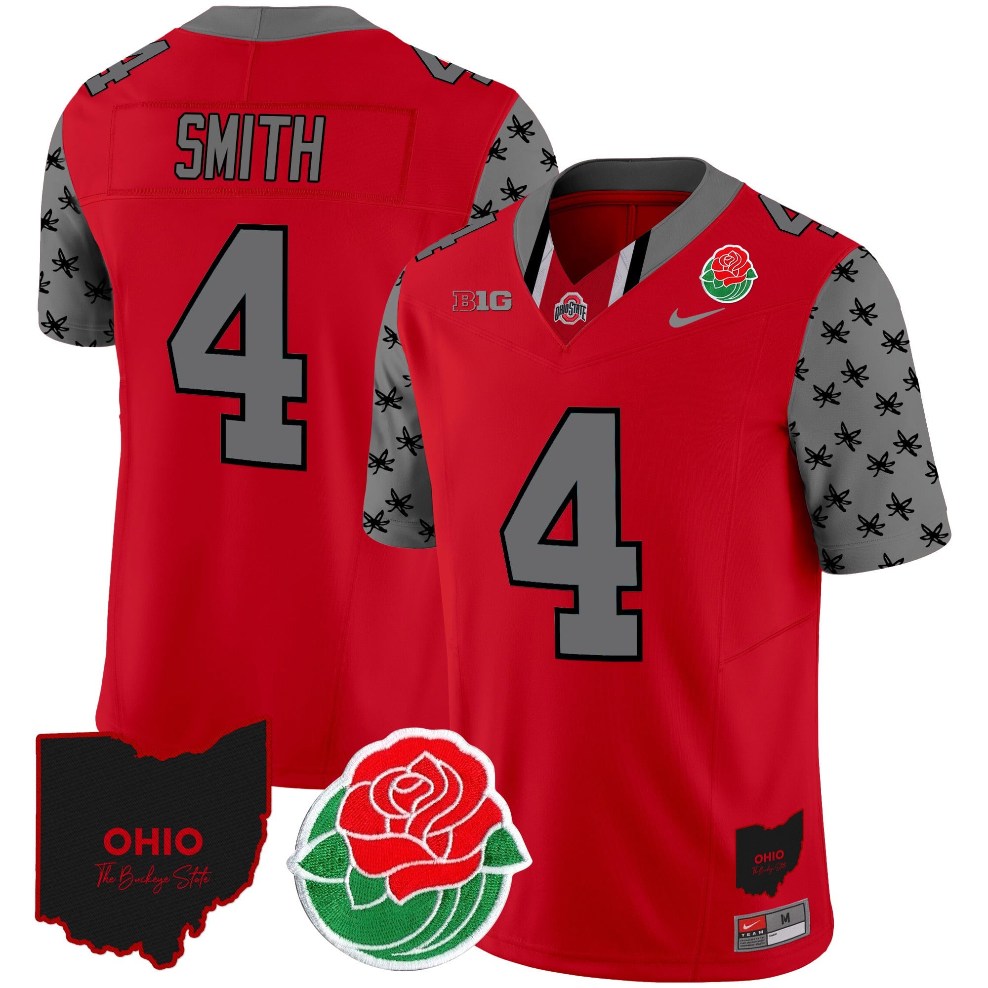 Men's Ohio State Buckeyes Rose Bowl Vapor Limited Jersey - All Stitched