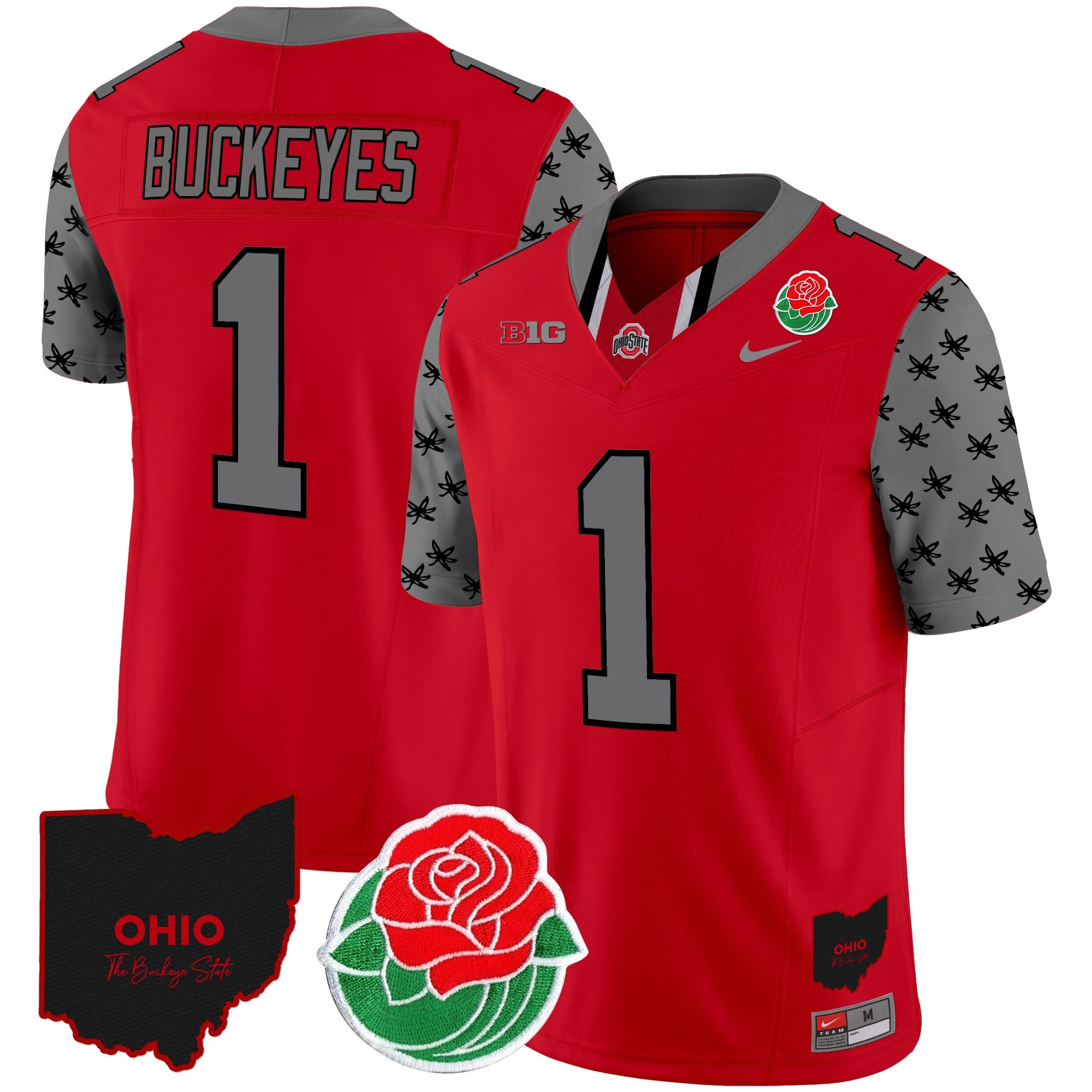 Men's Ohio State Buckeyes Rose Bowl Vapor Limited Jersey - All Stitched