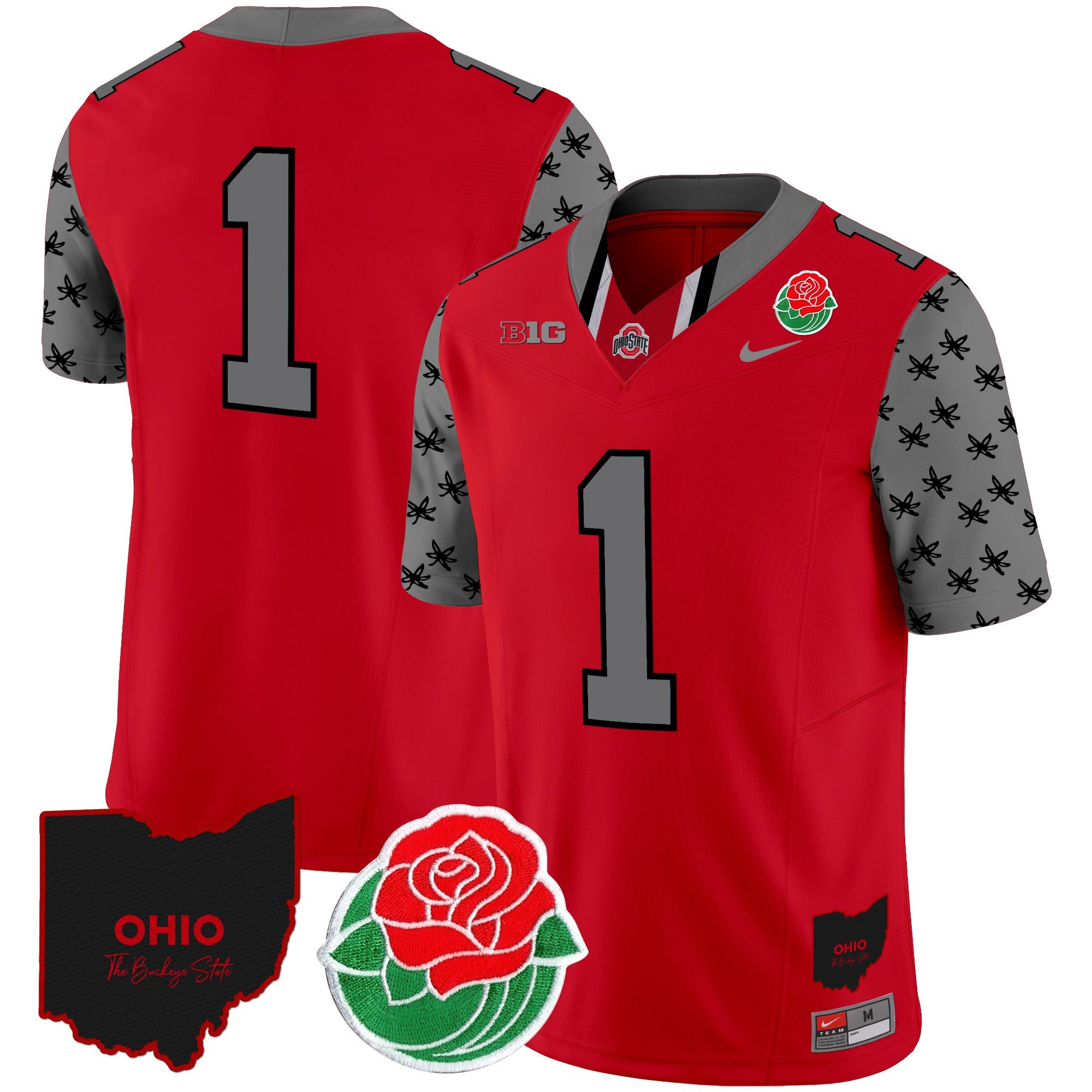 Men's Ohio State Buckeyes Rose Bowl Vapor Limited Jersey - All Stitched