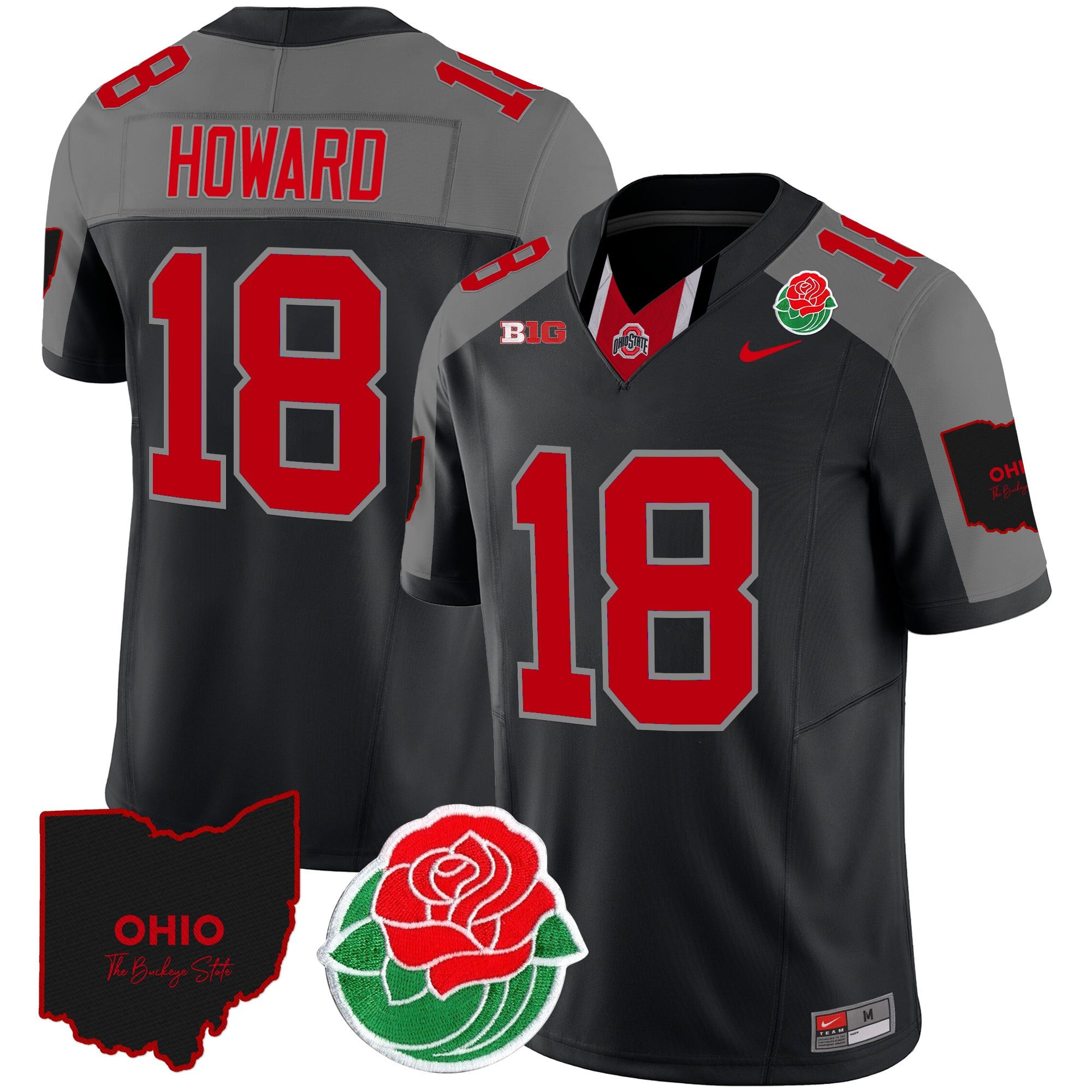 Men's Ohio State Buckeyes Rose Bowl Vapor Limited Jersey - All Stitched