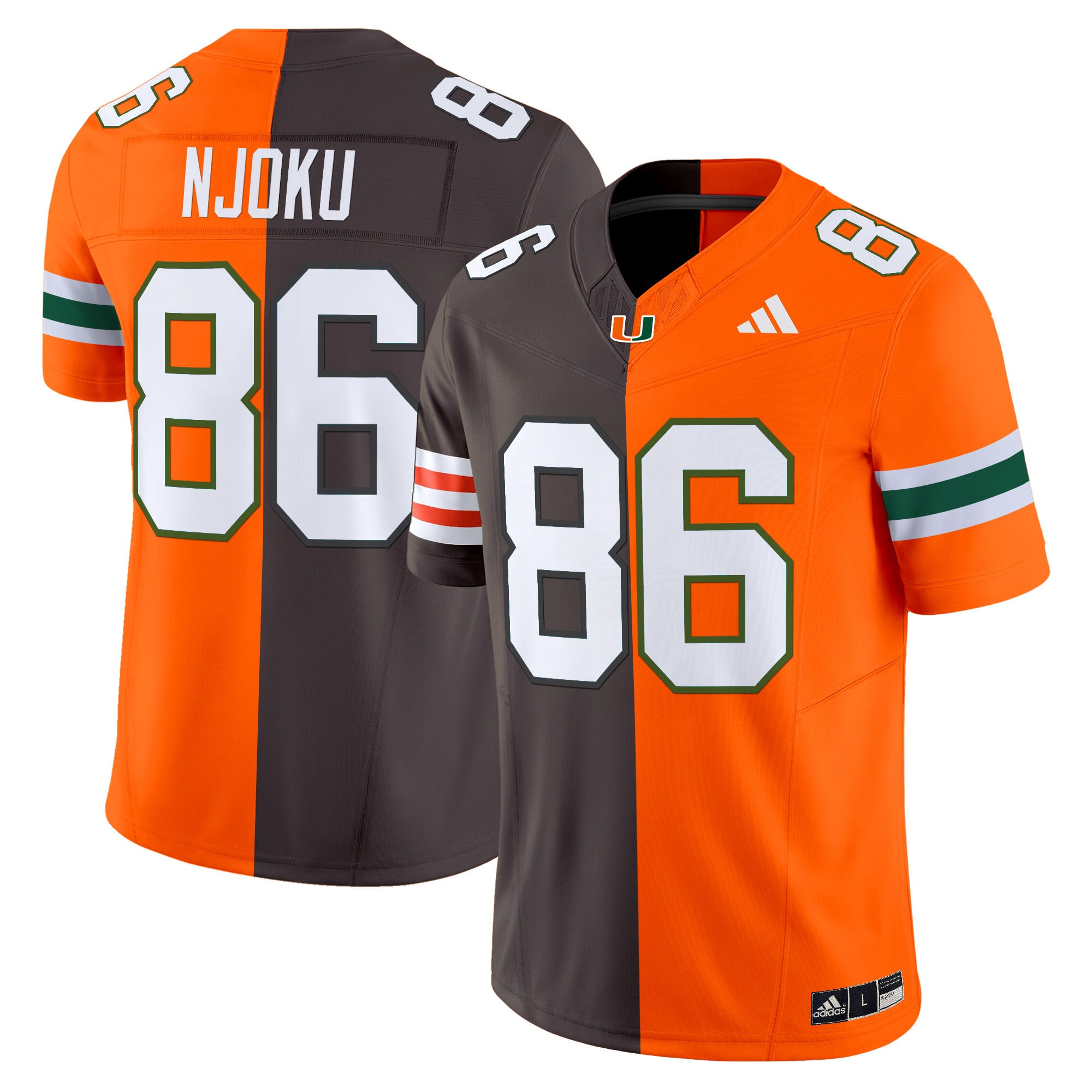 Miami Hurricanes Split Vapor Limited Jersey V2 - All Stitched